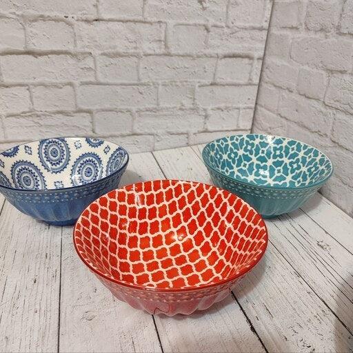 Abstract Porcelain Bowls (6 inches) - Image 15