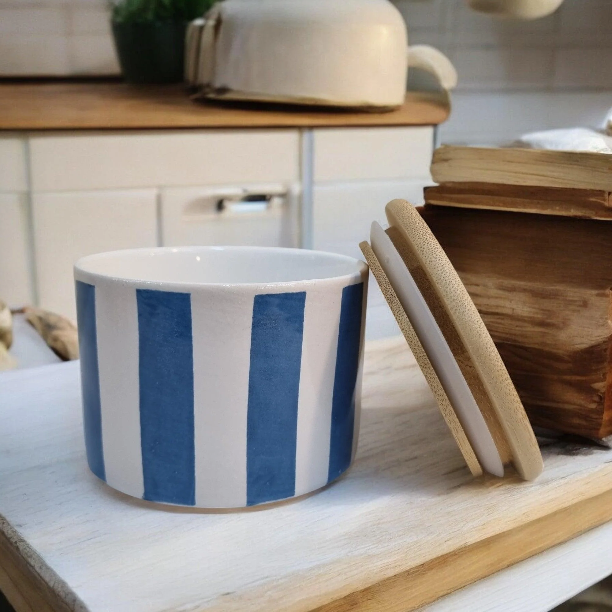 Sunshine Rays Storage Jars with Bamboo Lids - Image 7