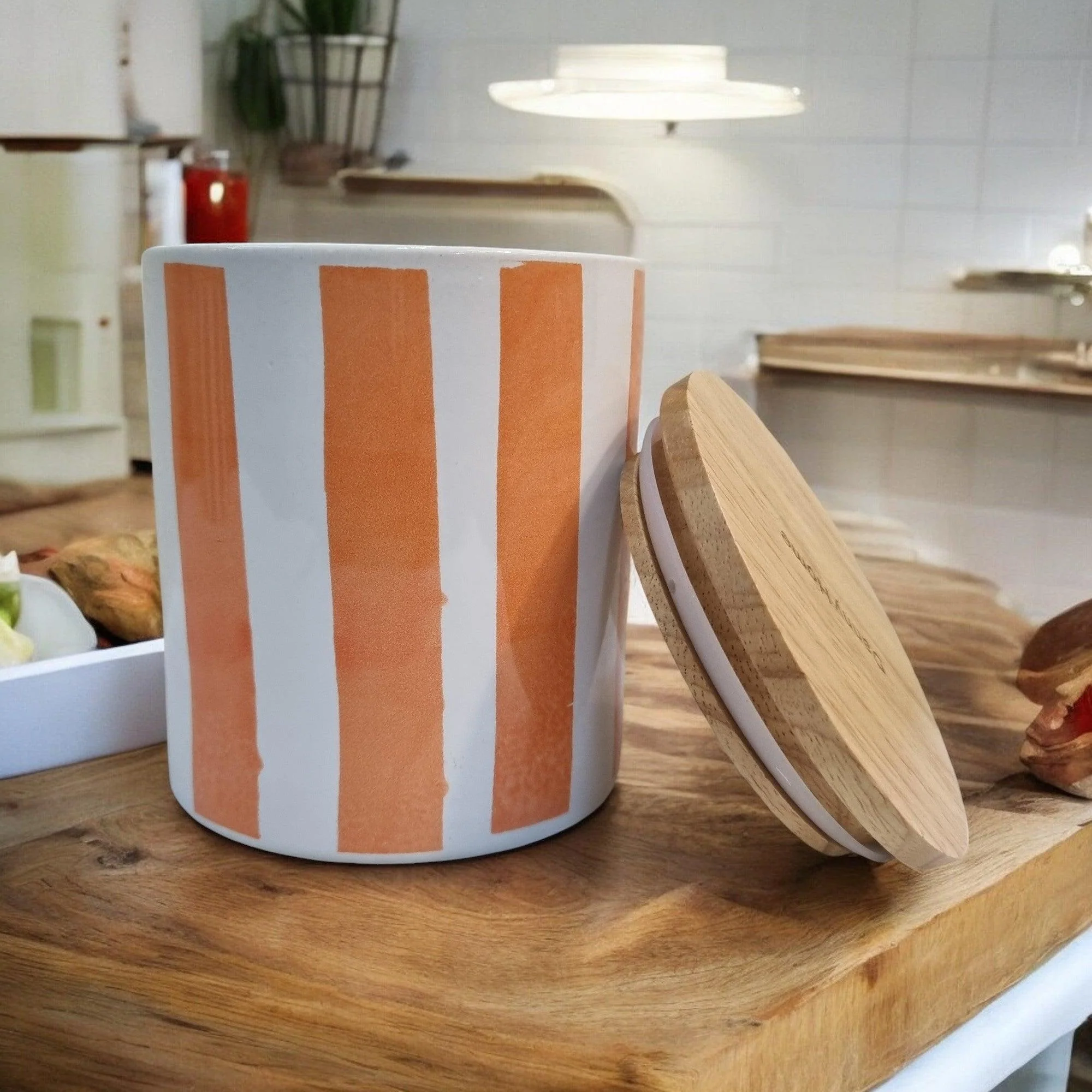 Sunshine Rays Storage Jars with Bamboo Lids - Image 8