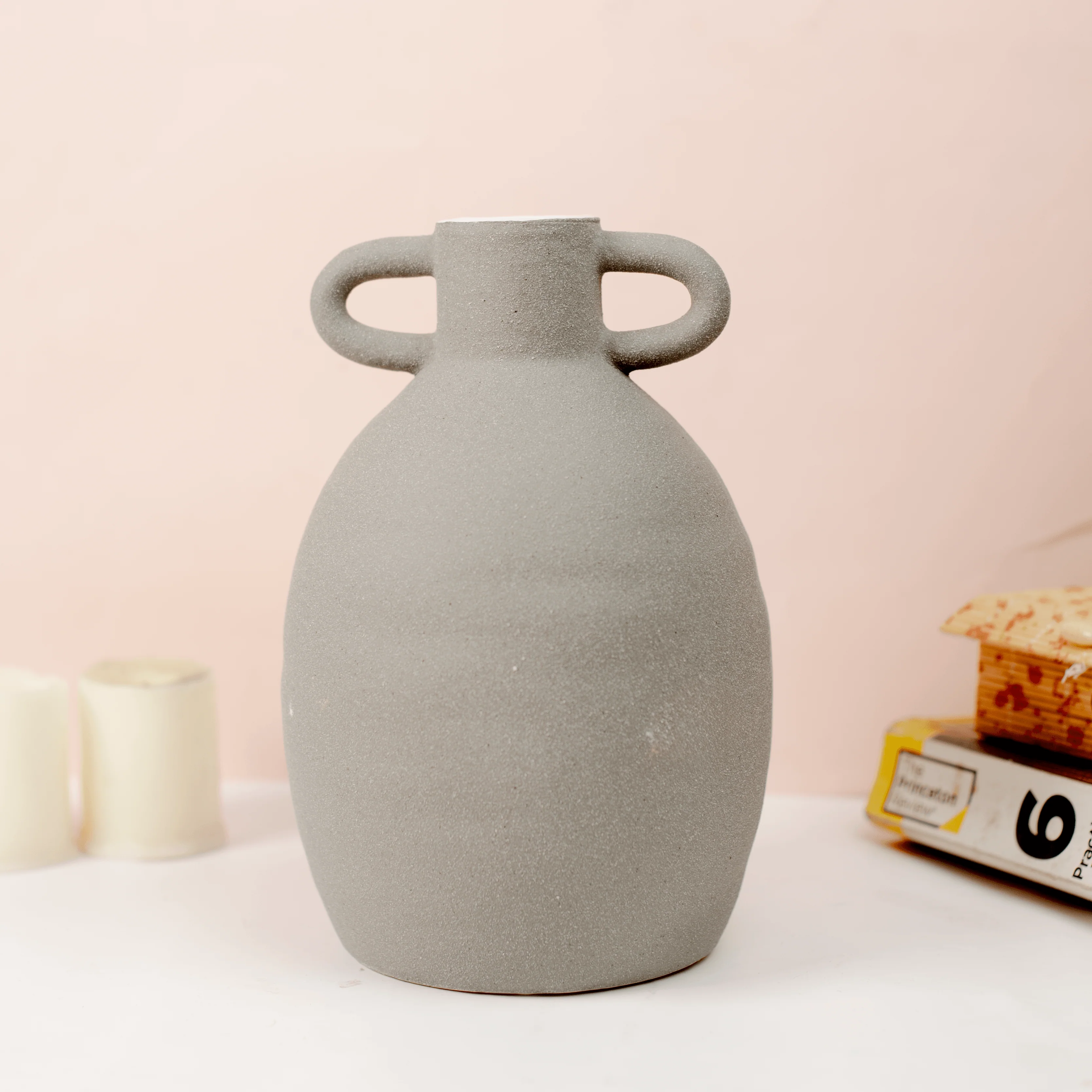 Burr Kel Finish Ceramic Vase - Image 4