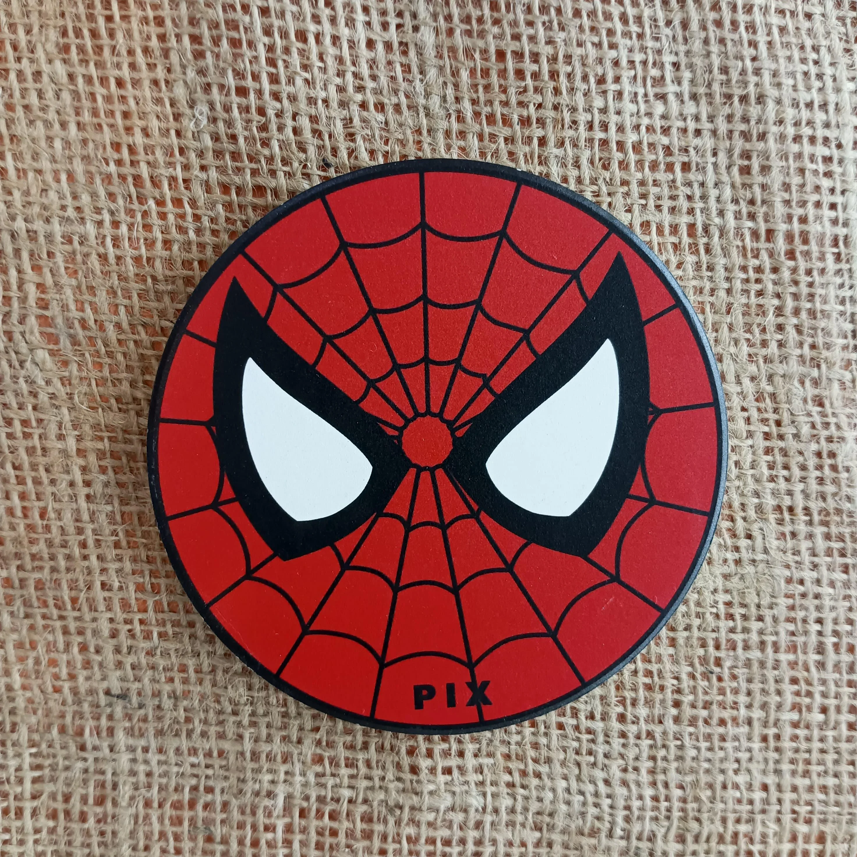 Superhero Porcelain Coasters Set with Metal Rack - Image 6