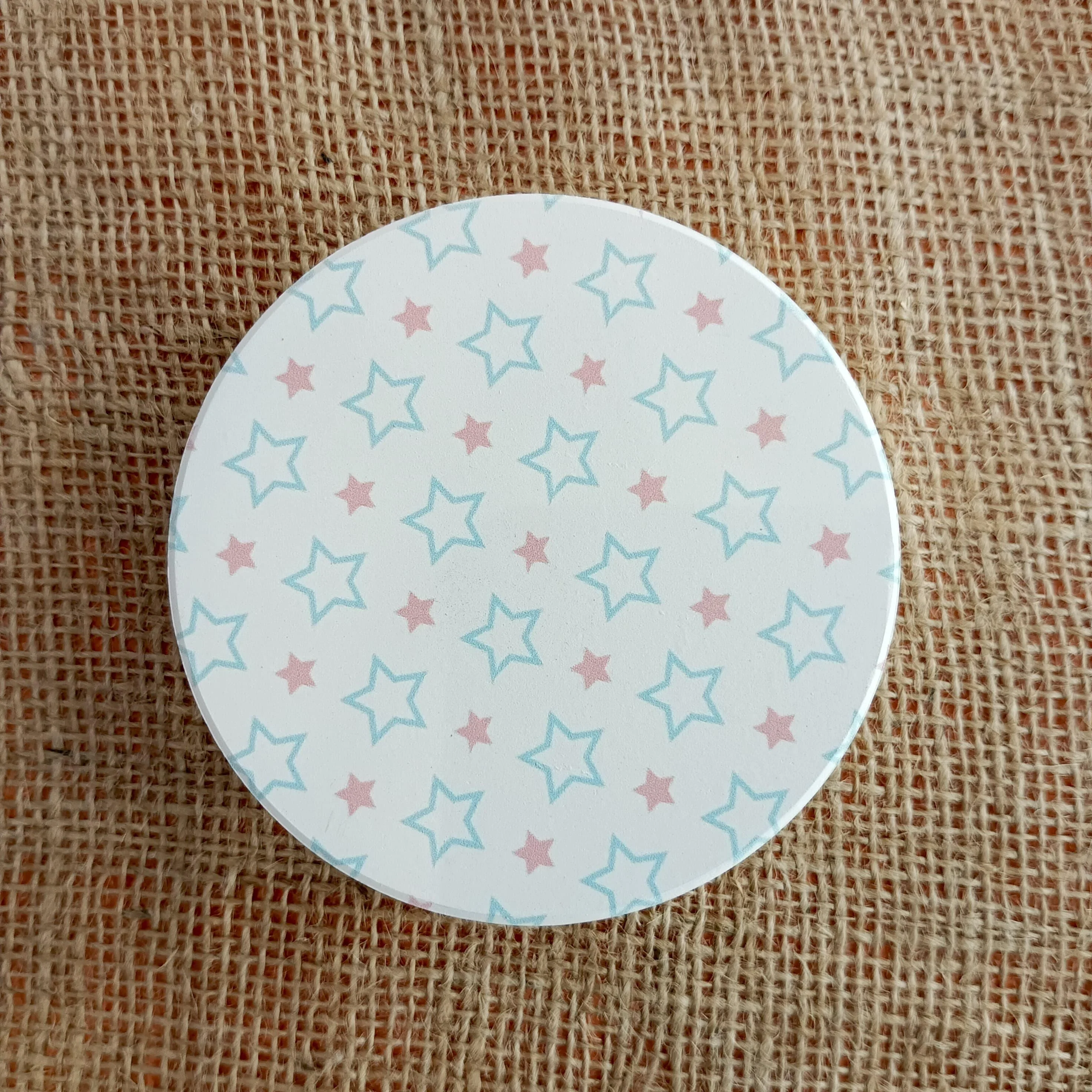 Charming Porcelain Coasters with Pastel Patterns - Image 3