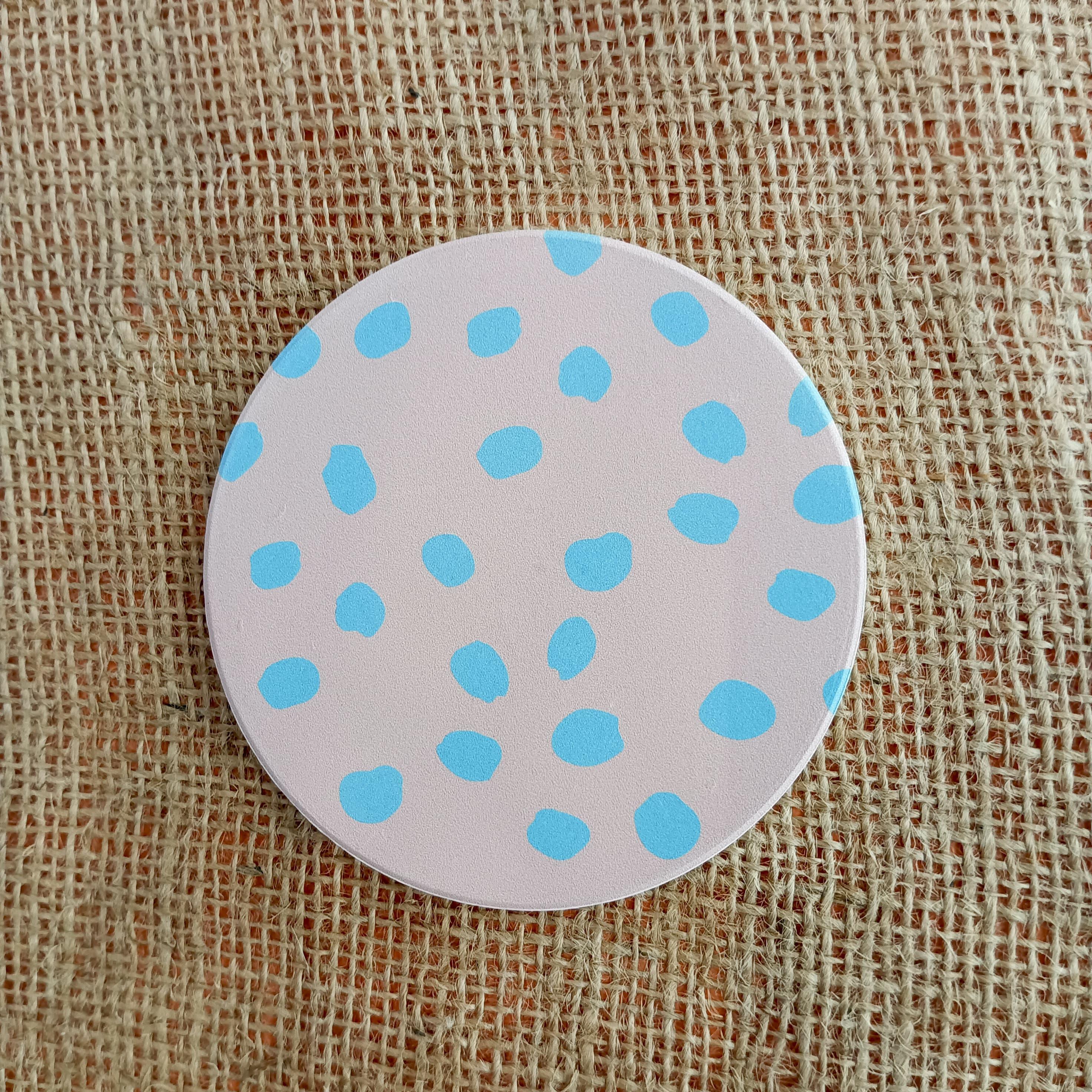 Porcelain Coasters with Soft Print Patterns - Image 4