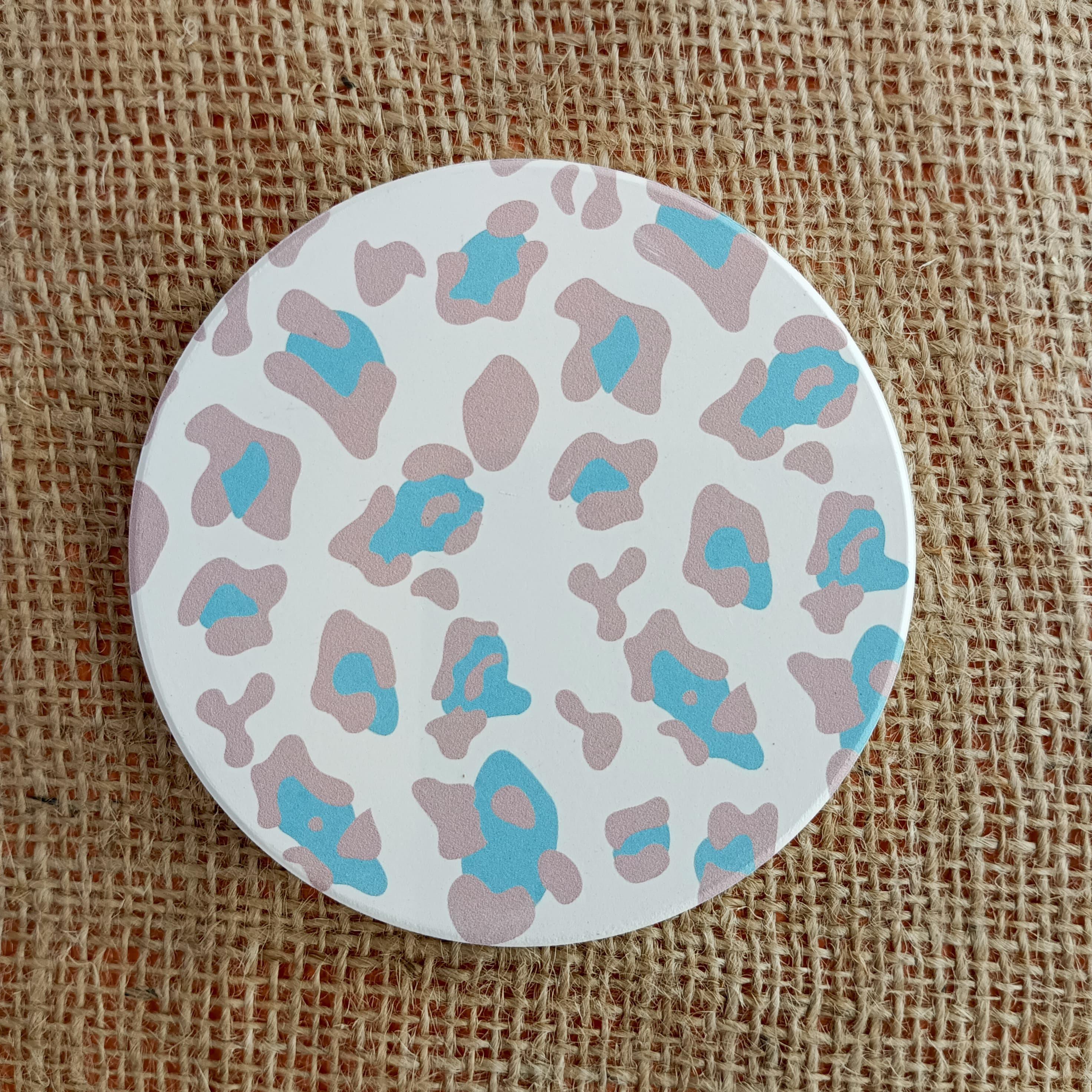 Porcelain Coasters with Wild Print Patterns (Set of 4) - Image 3