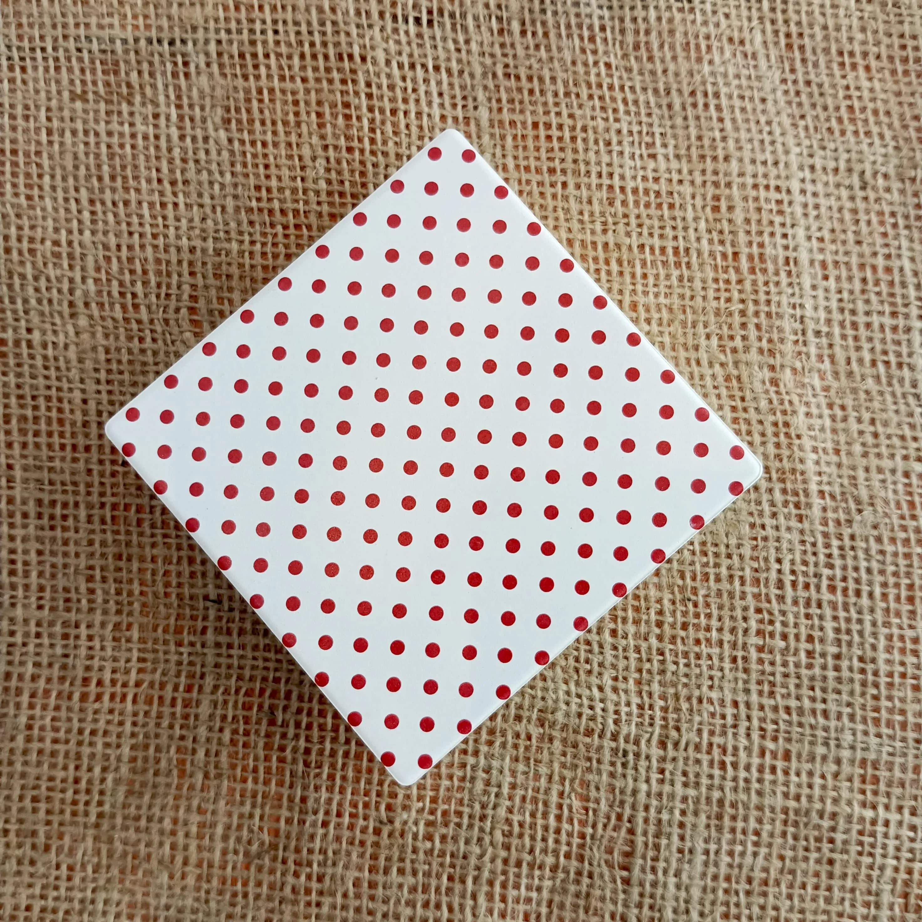 Vibrant Porcelain Coasters with Playful Patterns (Set of 4) - Image 4