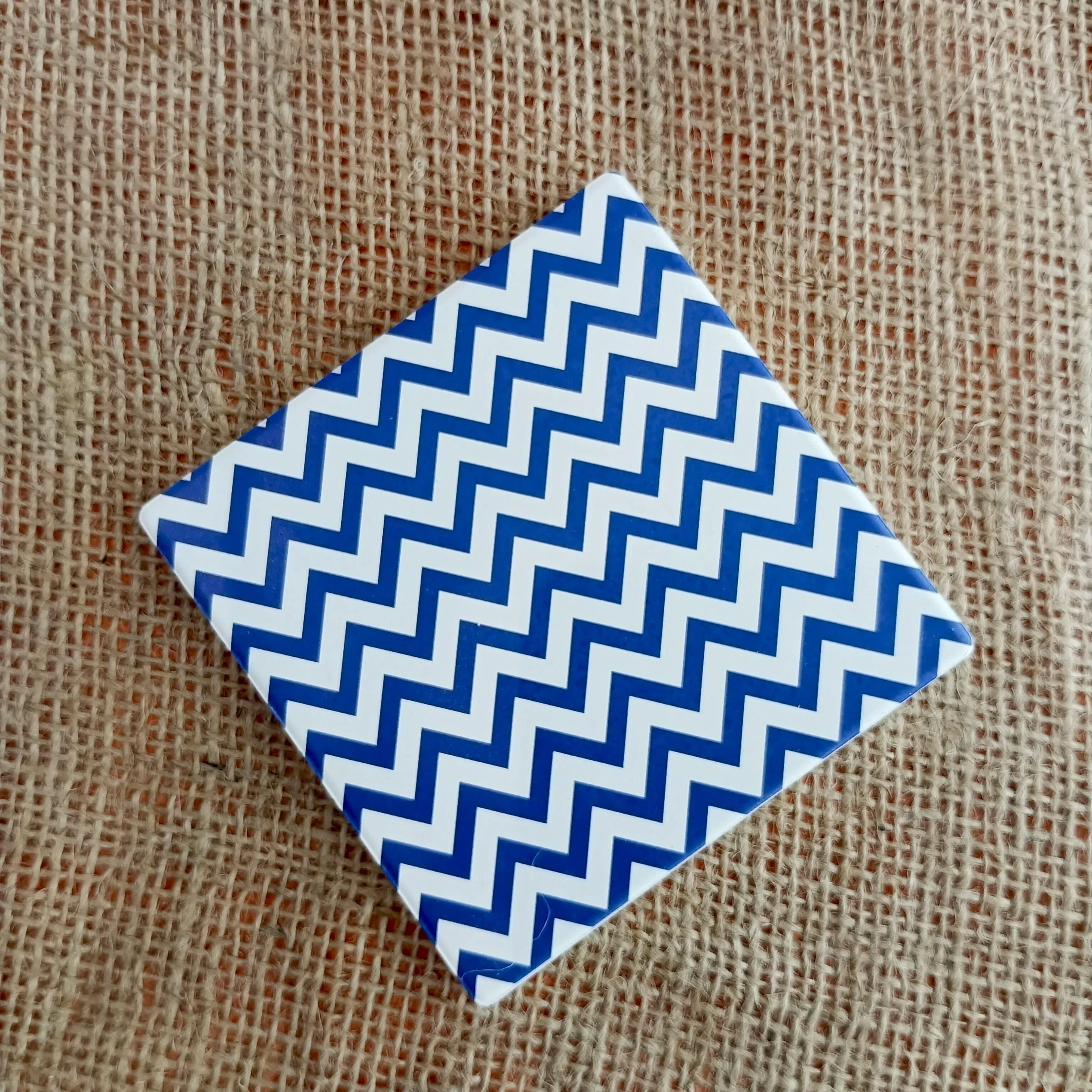 Vibrant Porcelain Coasters with Playful Patterns (Set of 4) - Image 5