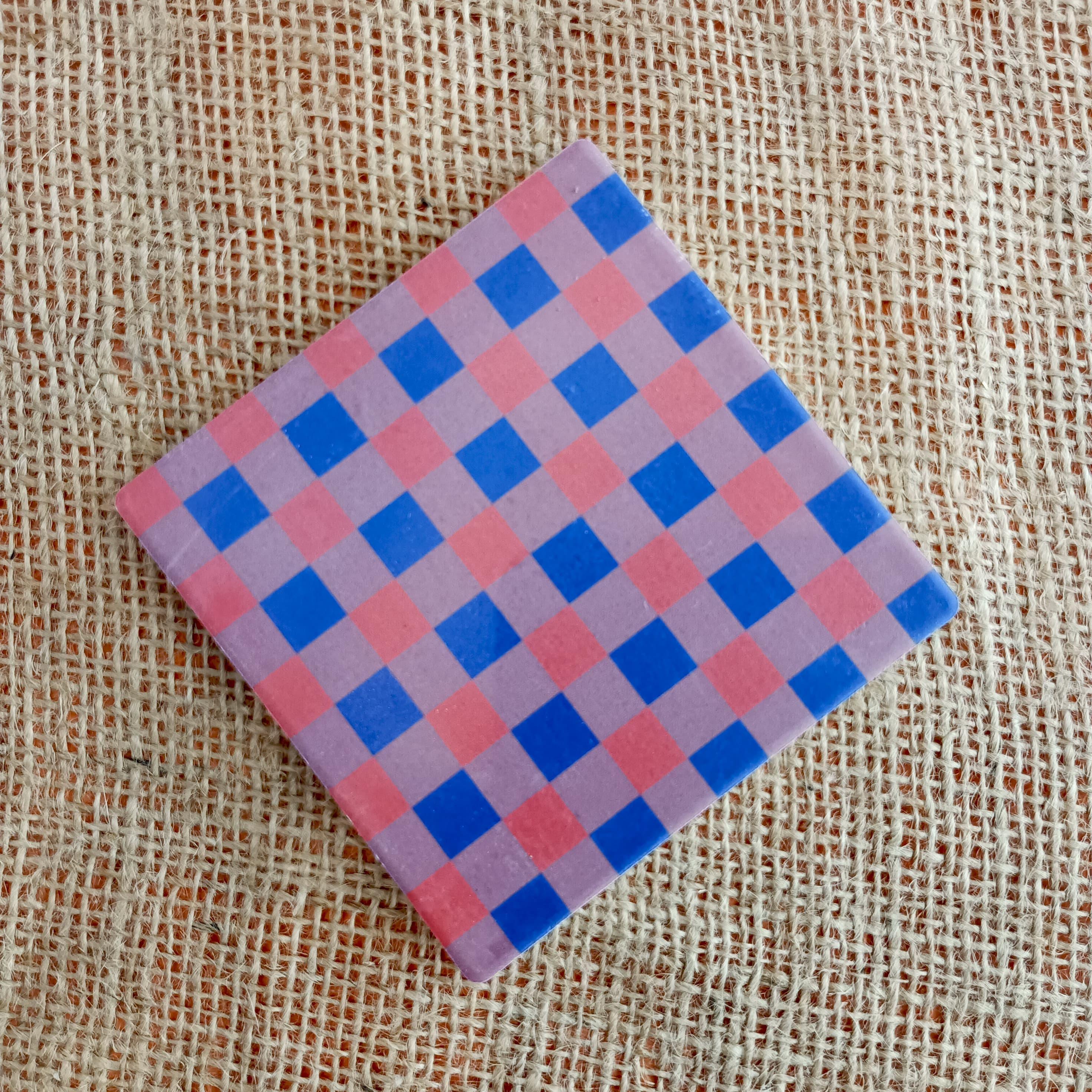 Playful Patterned Porcelain Coasters (Set of 4) - Image 3