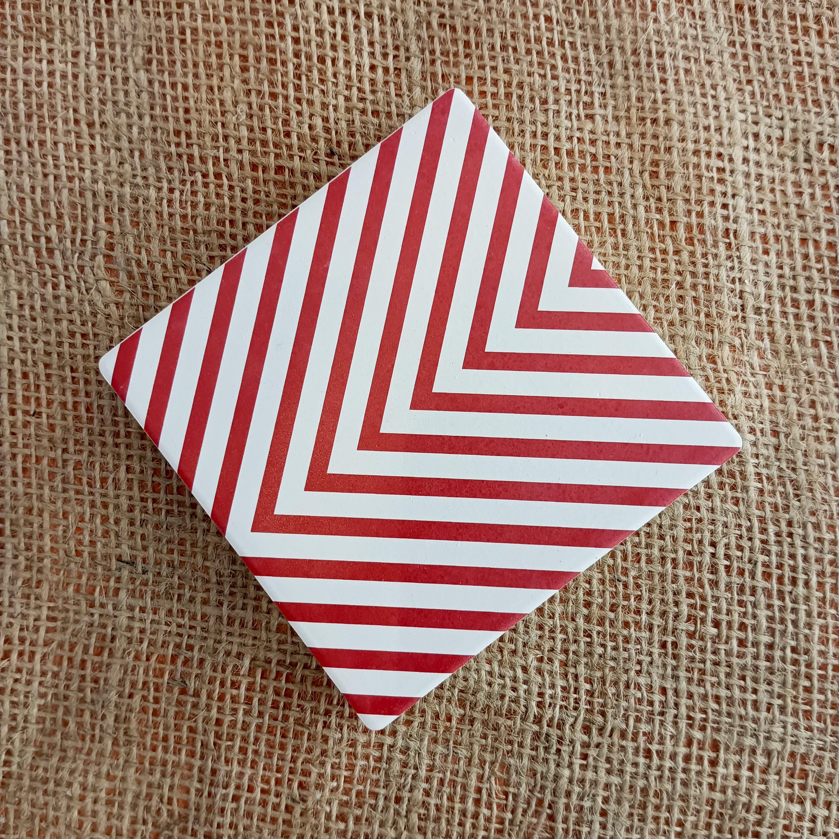 Playful Patterned Porcelain Coasters (Set of 4) - Image 4