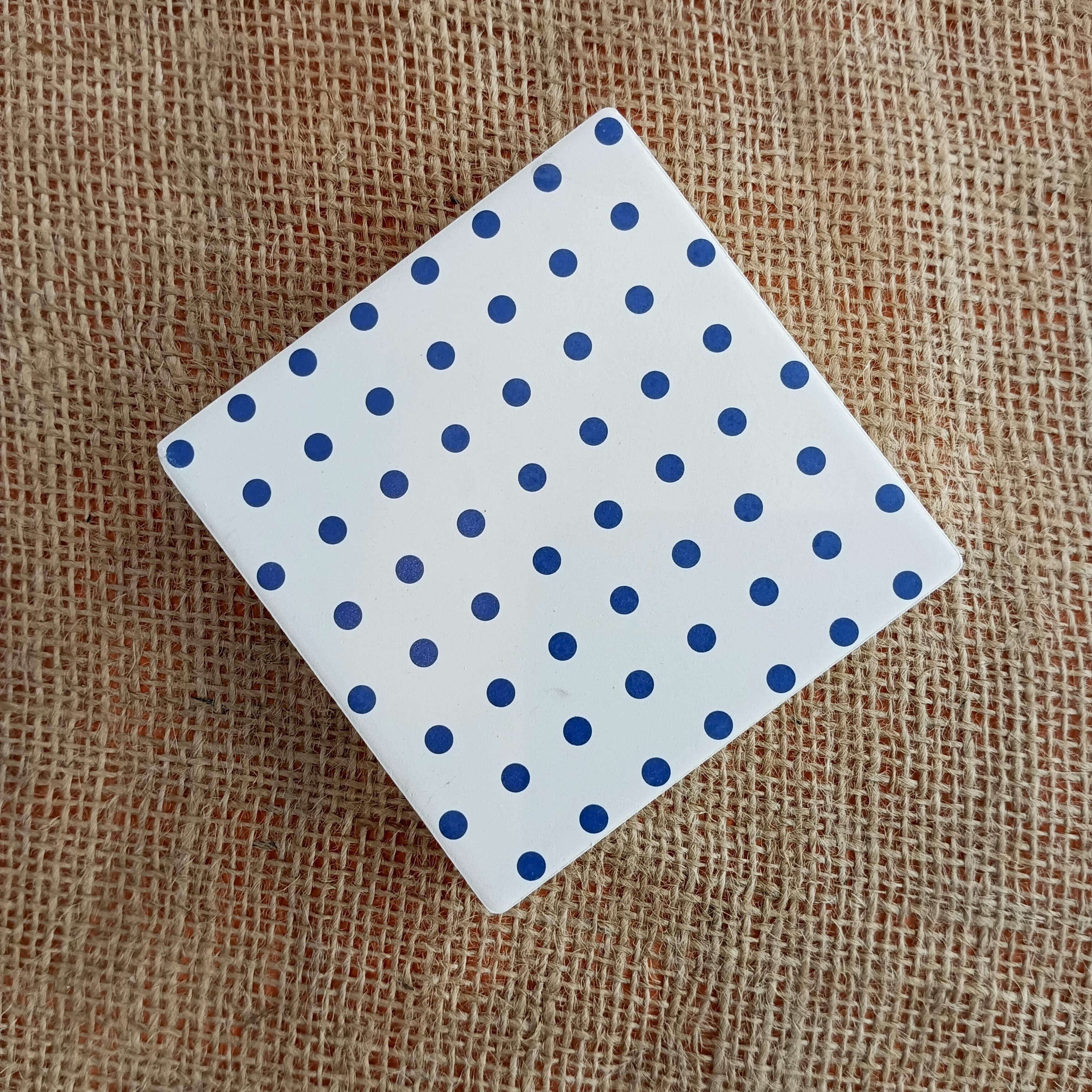 Playful Patterned Porcelain Coasters (Set of 4) - Image 5