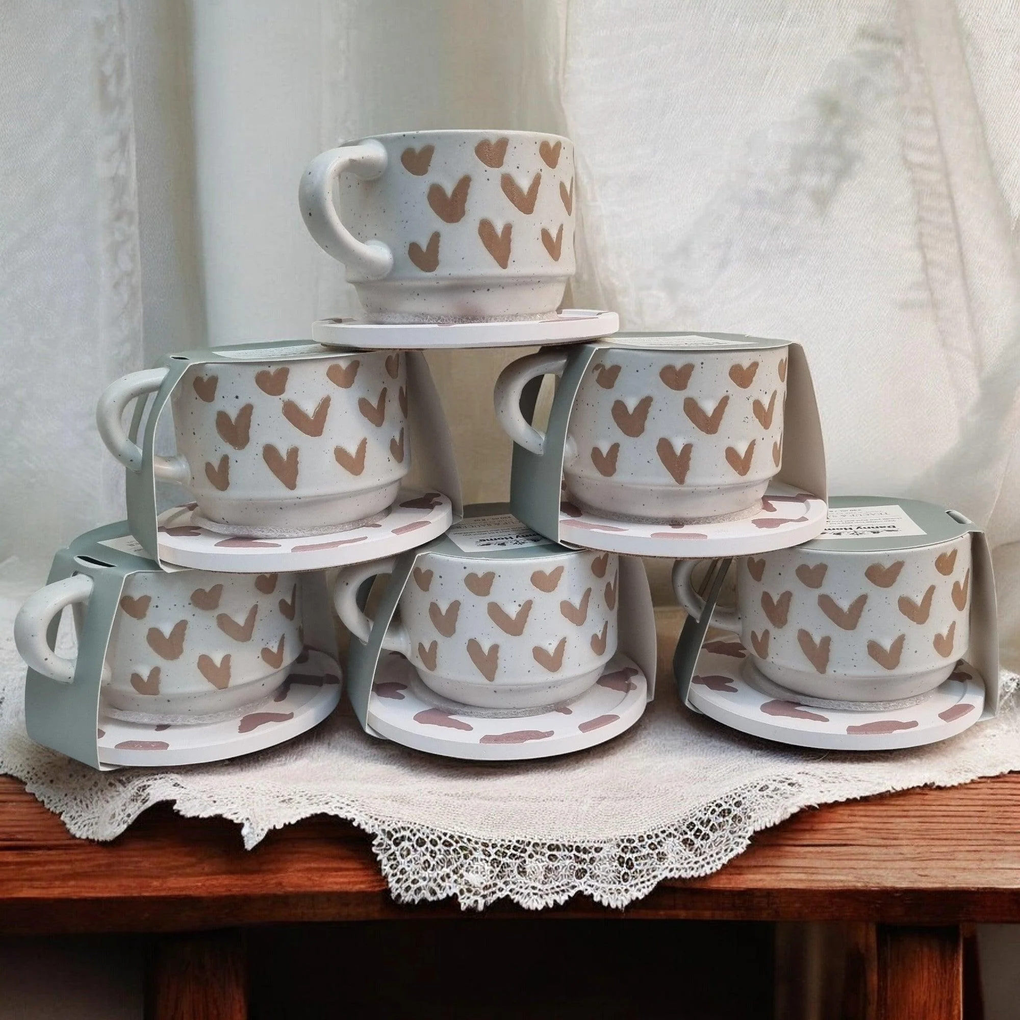 Nature Series - Ceramic Mugs with Coasters - Image 11