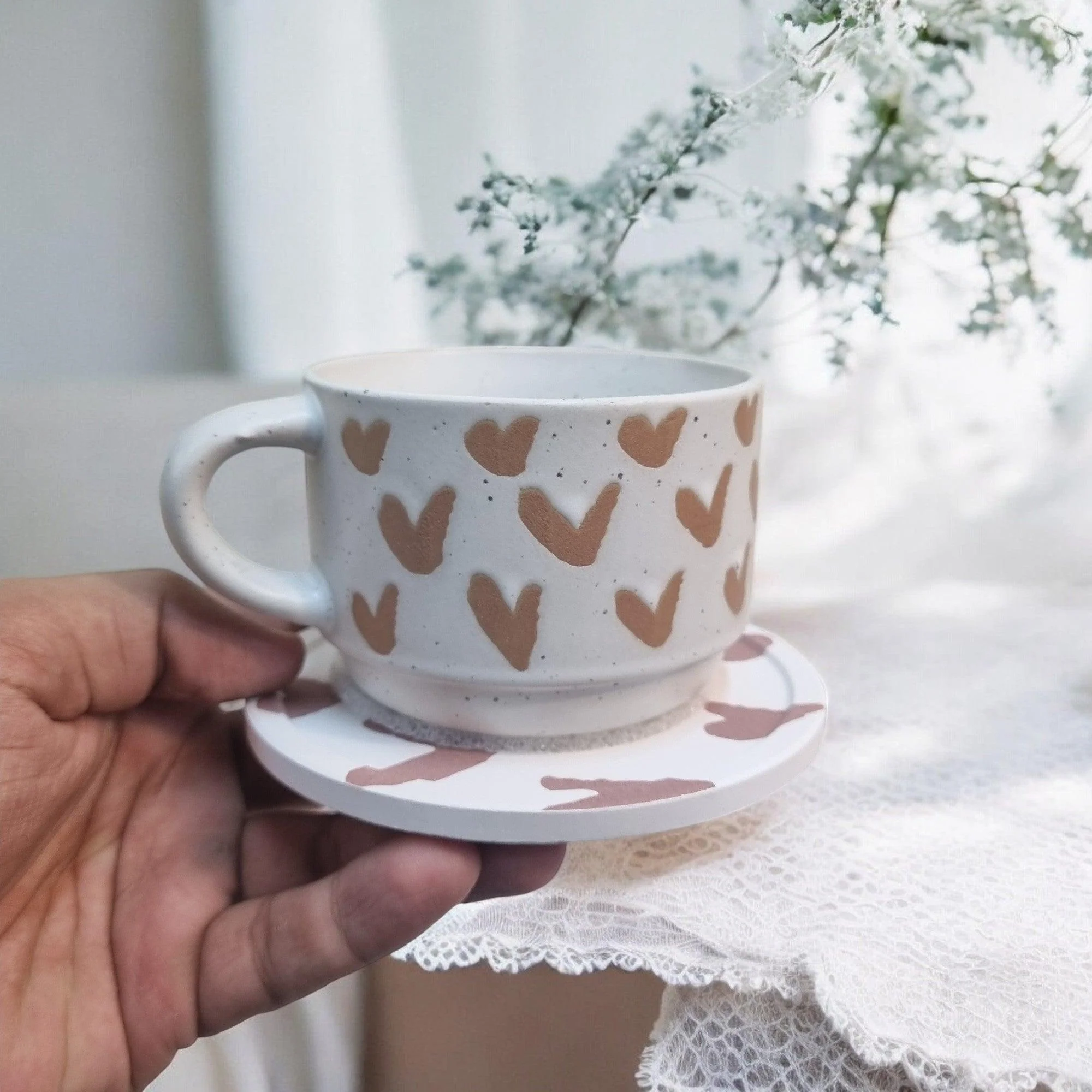 Nature Series - Ceramic Mugs with Coasters - Image 12