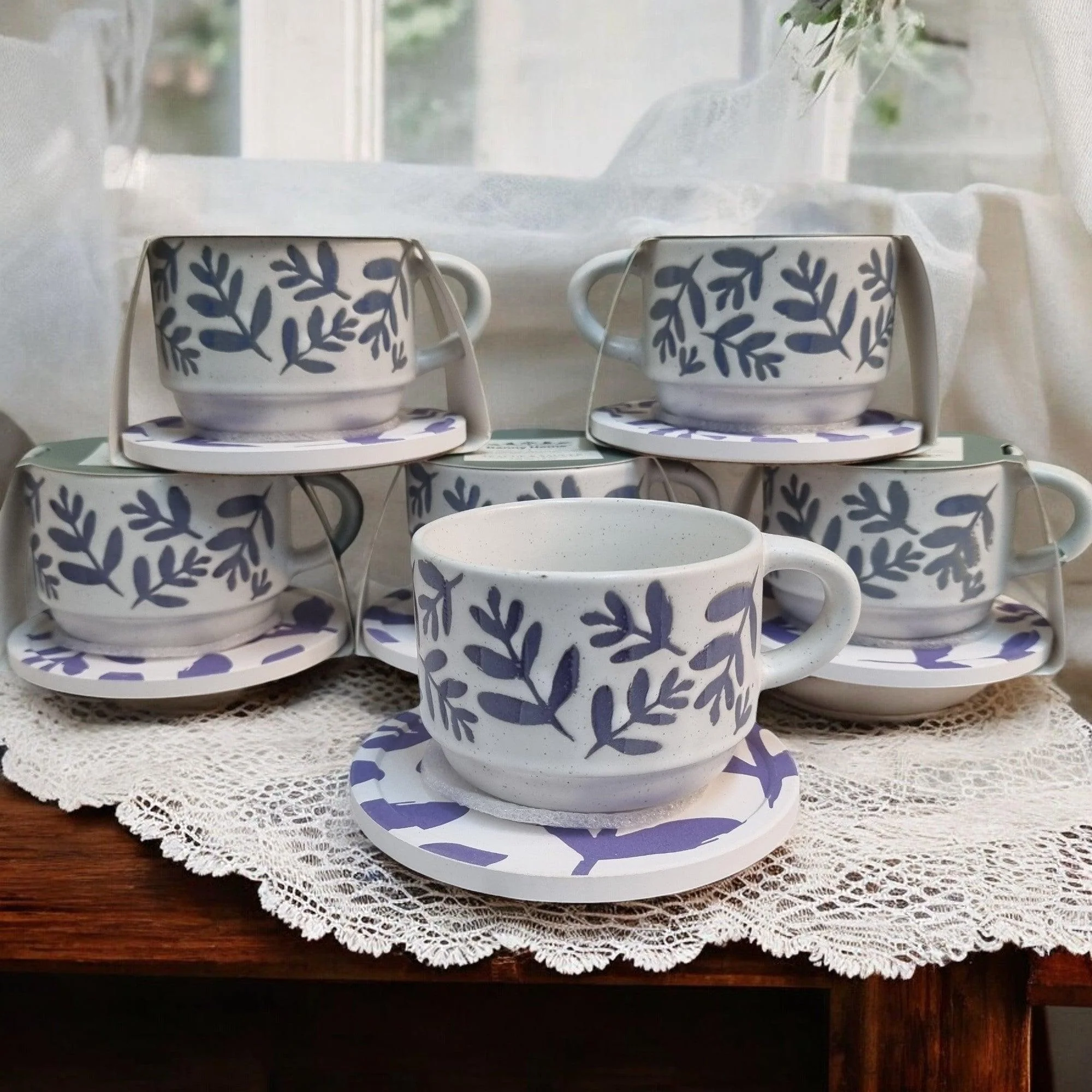 Nature Series - Ceramic Mugs with Coasters - Image 13