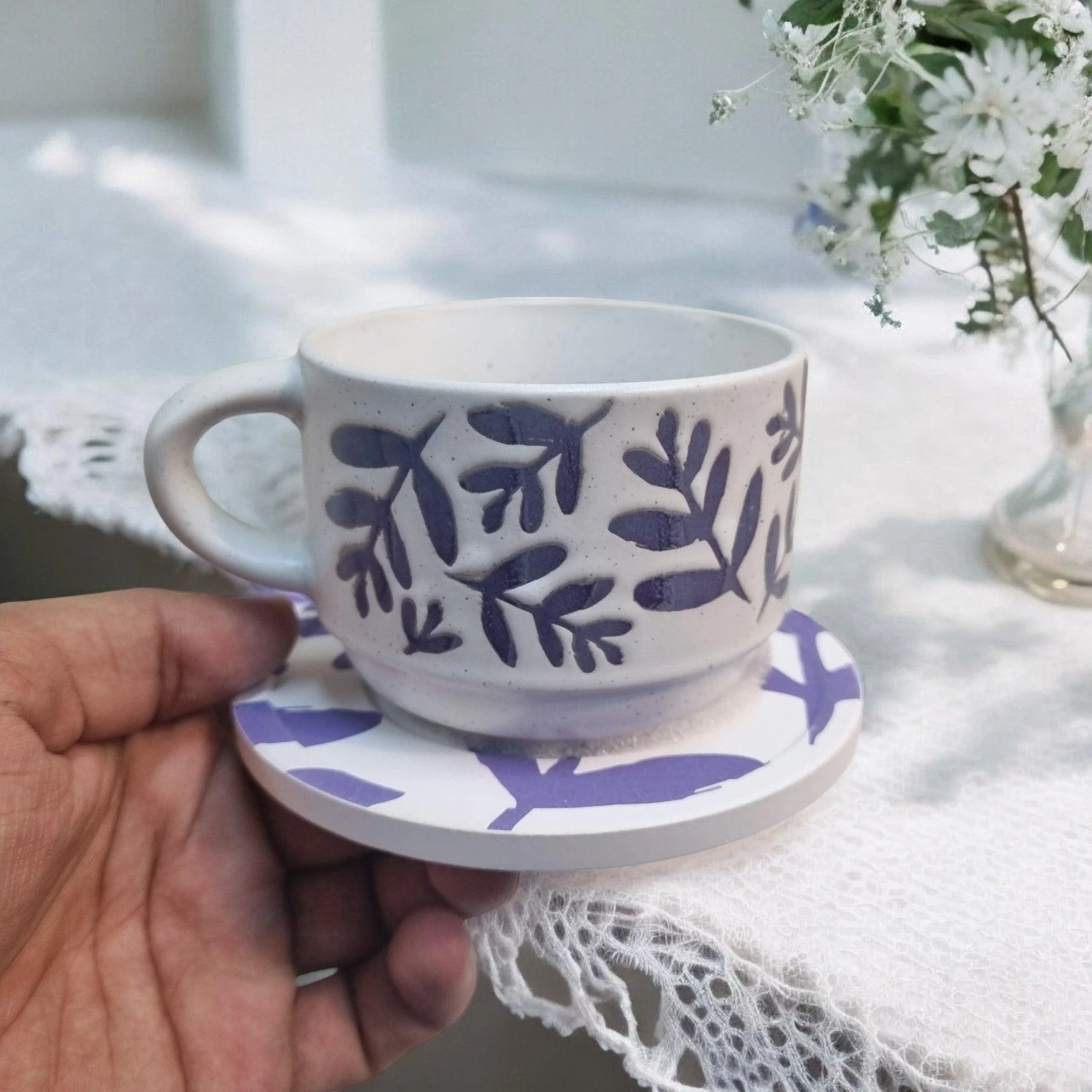 Nature Series - Ceramic Mugs with Coasters - Image 16