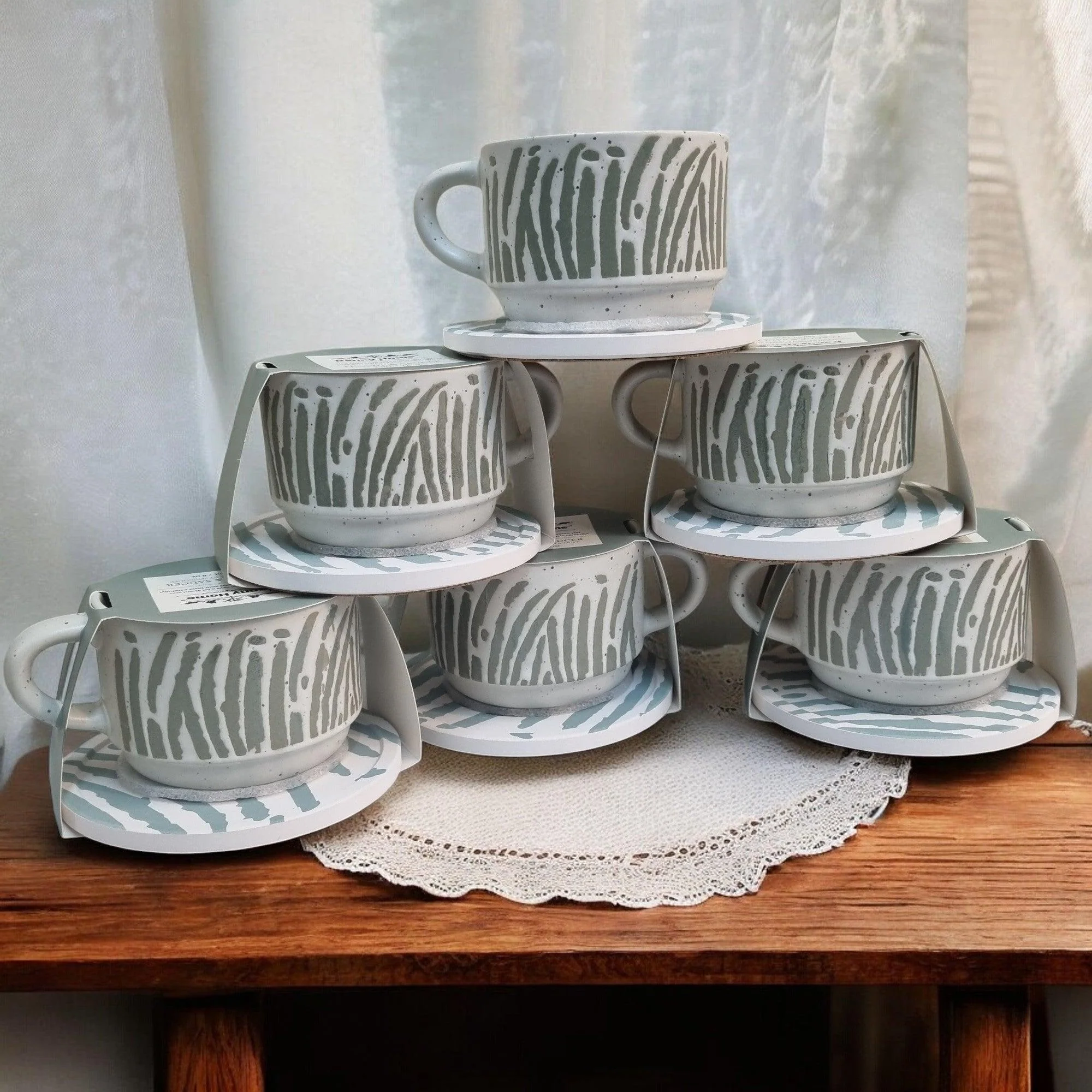 Nature Series - Ceramic Mugs with Coasters - Image 4