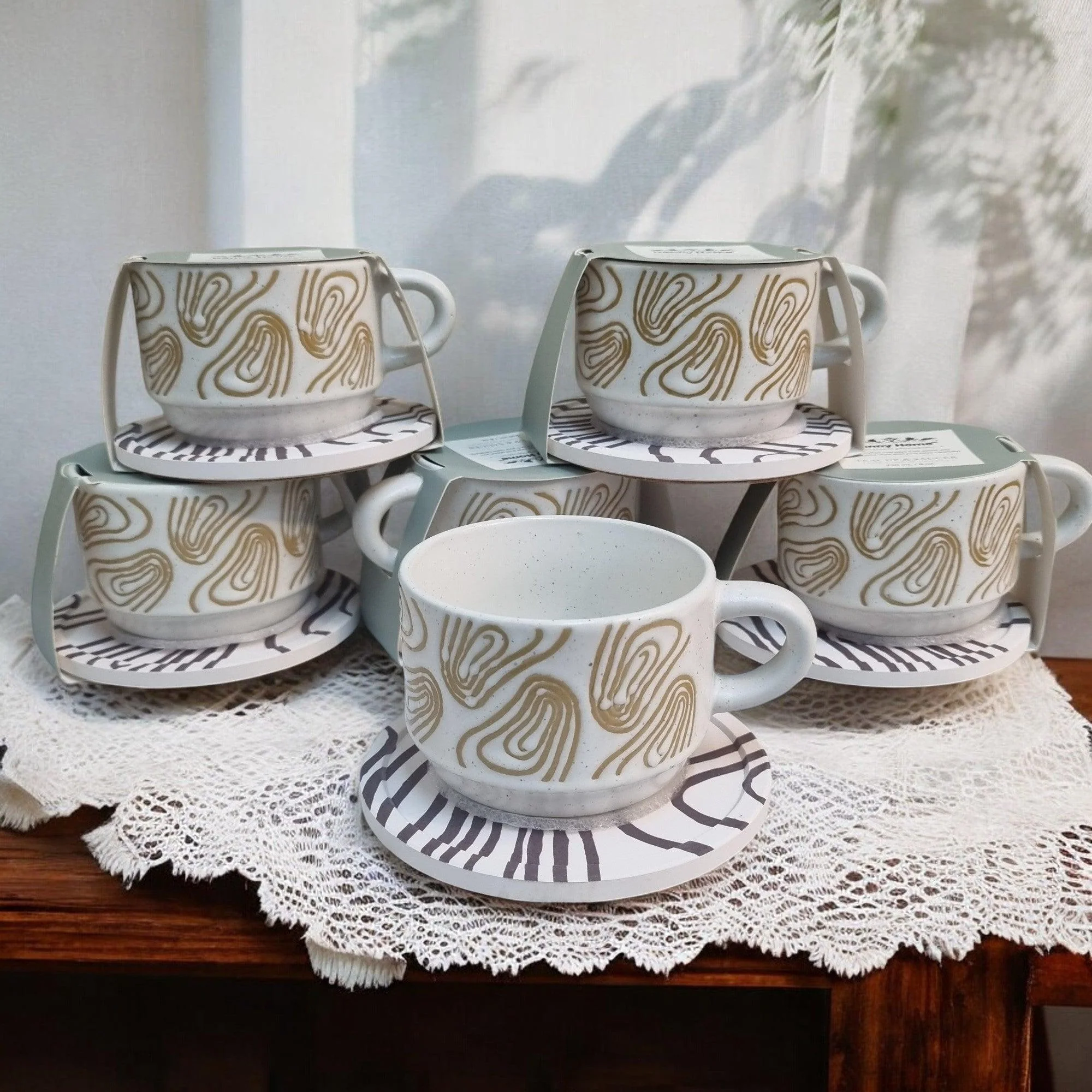 Nature Series - Ceramic Mugs with Coasters - Image 6