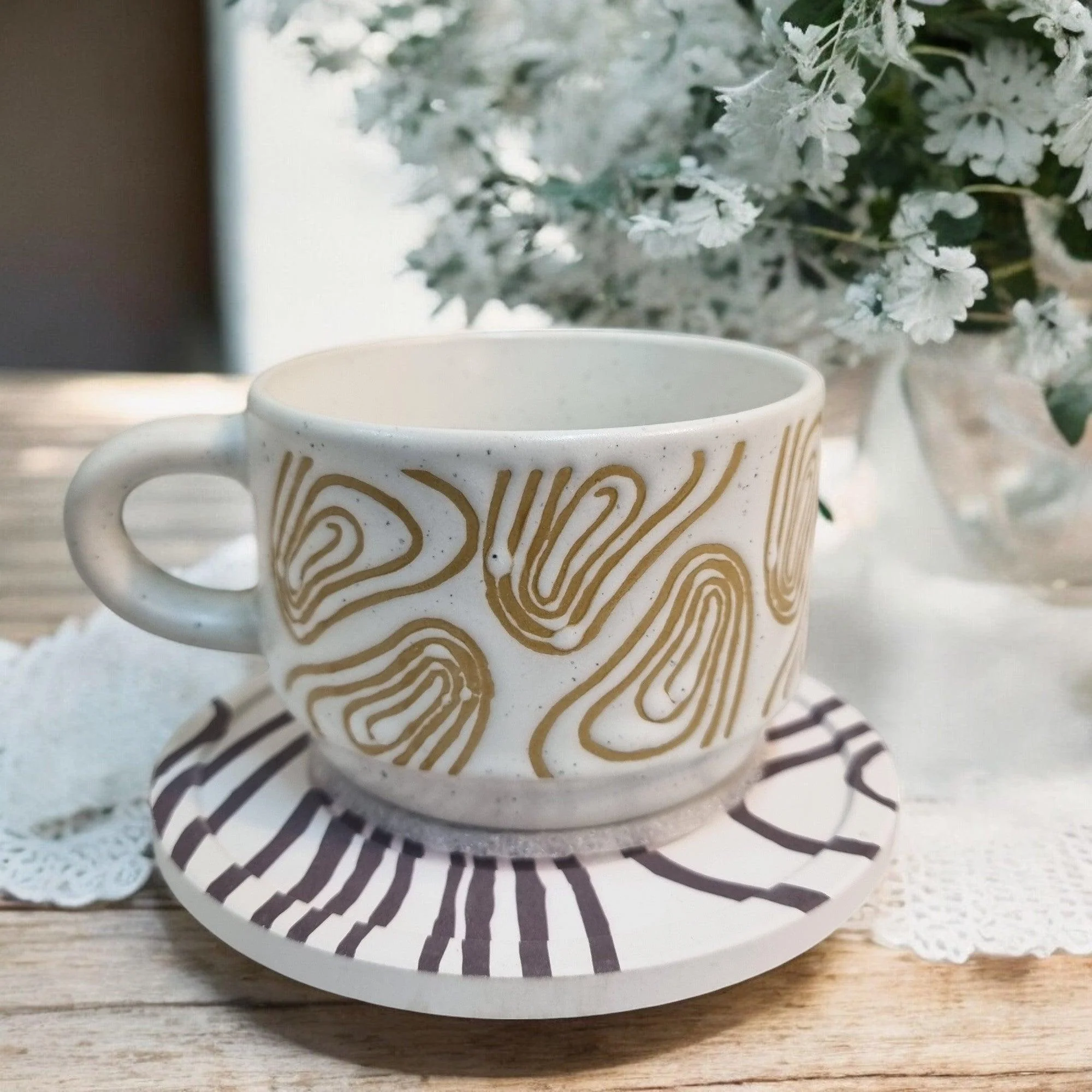 Nature Series - Ceramic Mugs with Coasters - Image 8