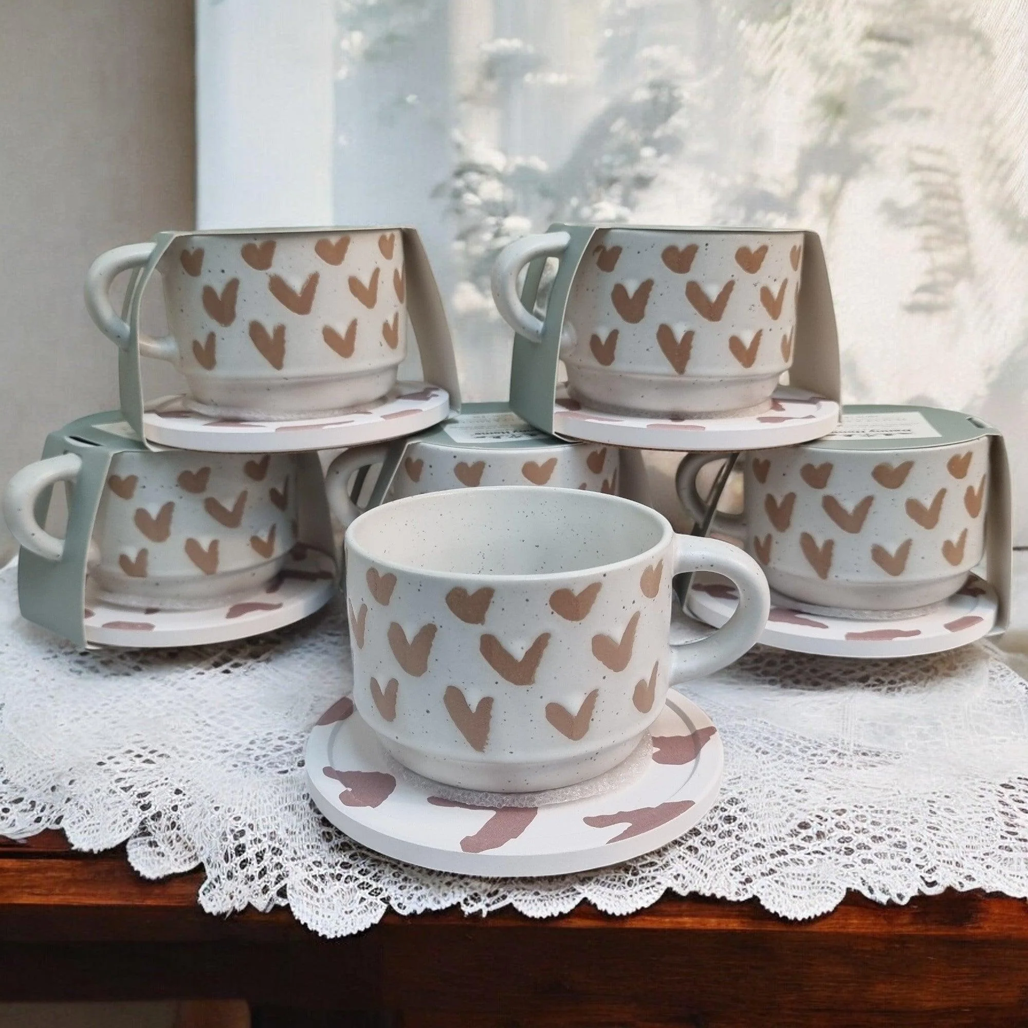 Nature Series - Ceramic Mugs with Coasters - Image 9