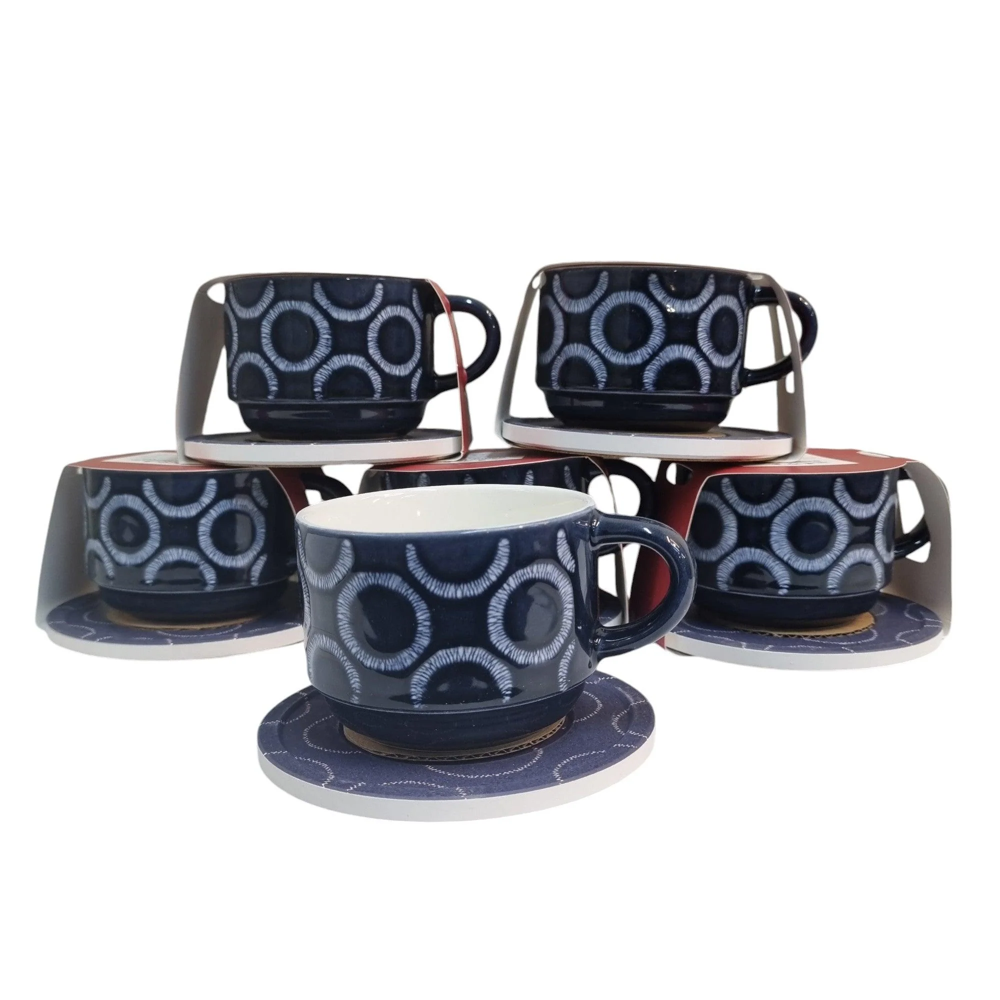Organza Pattern Series - Ceramic Mugs with Coasters - Image 13