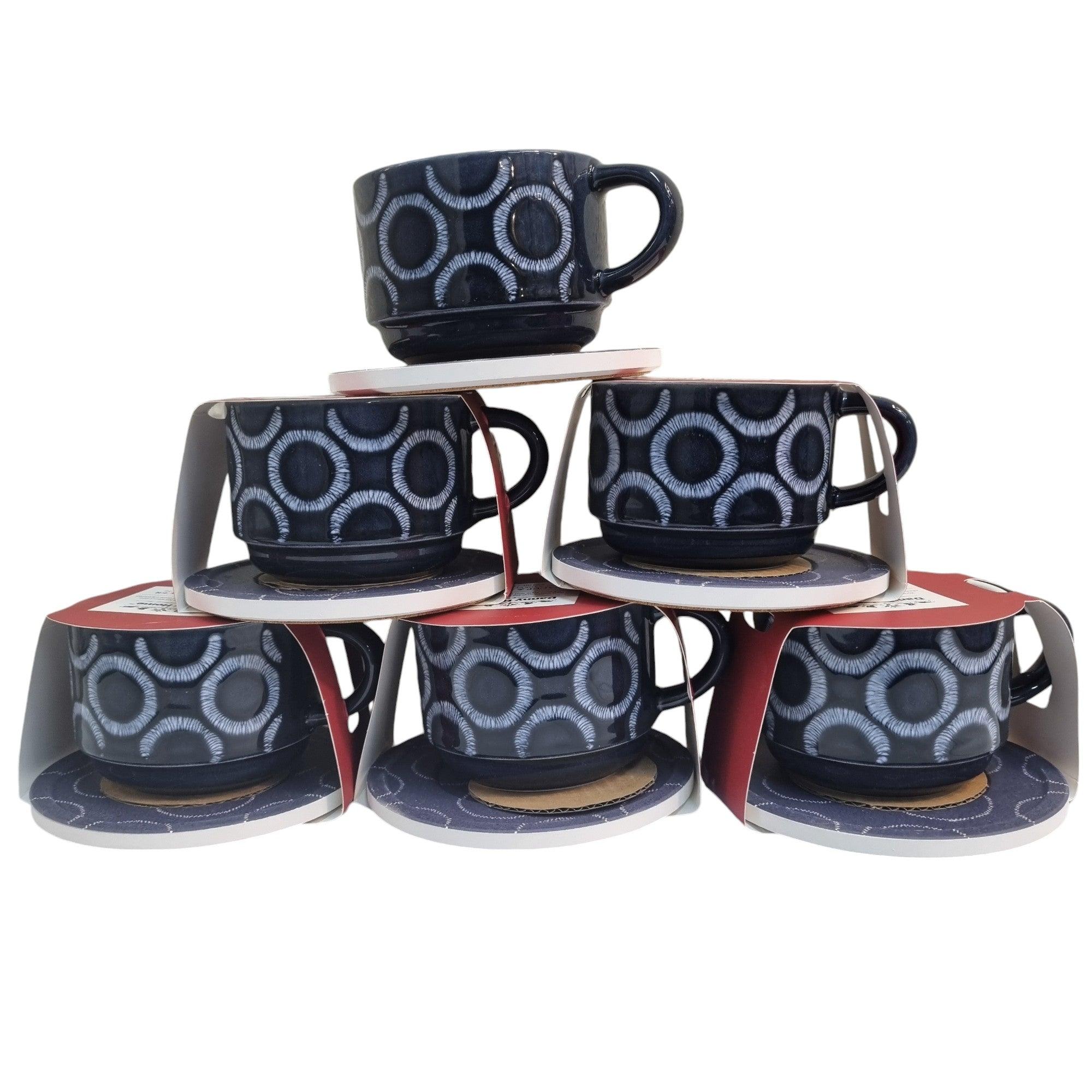 Organza Pattern Series - Ceramic Mugs with Coasters - Image 14