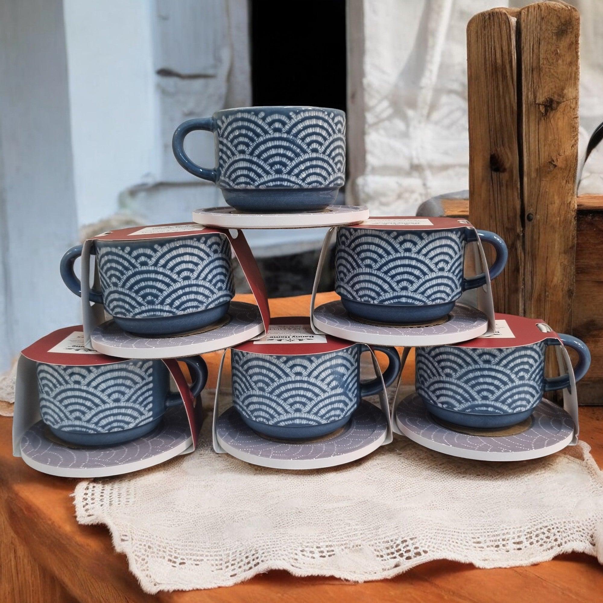 Organza Pattern Series - Ceramic Mugs with Coasters - Image 8