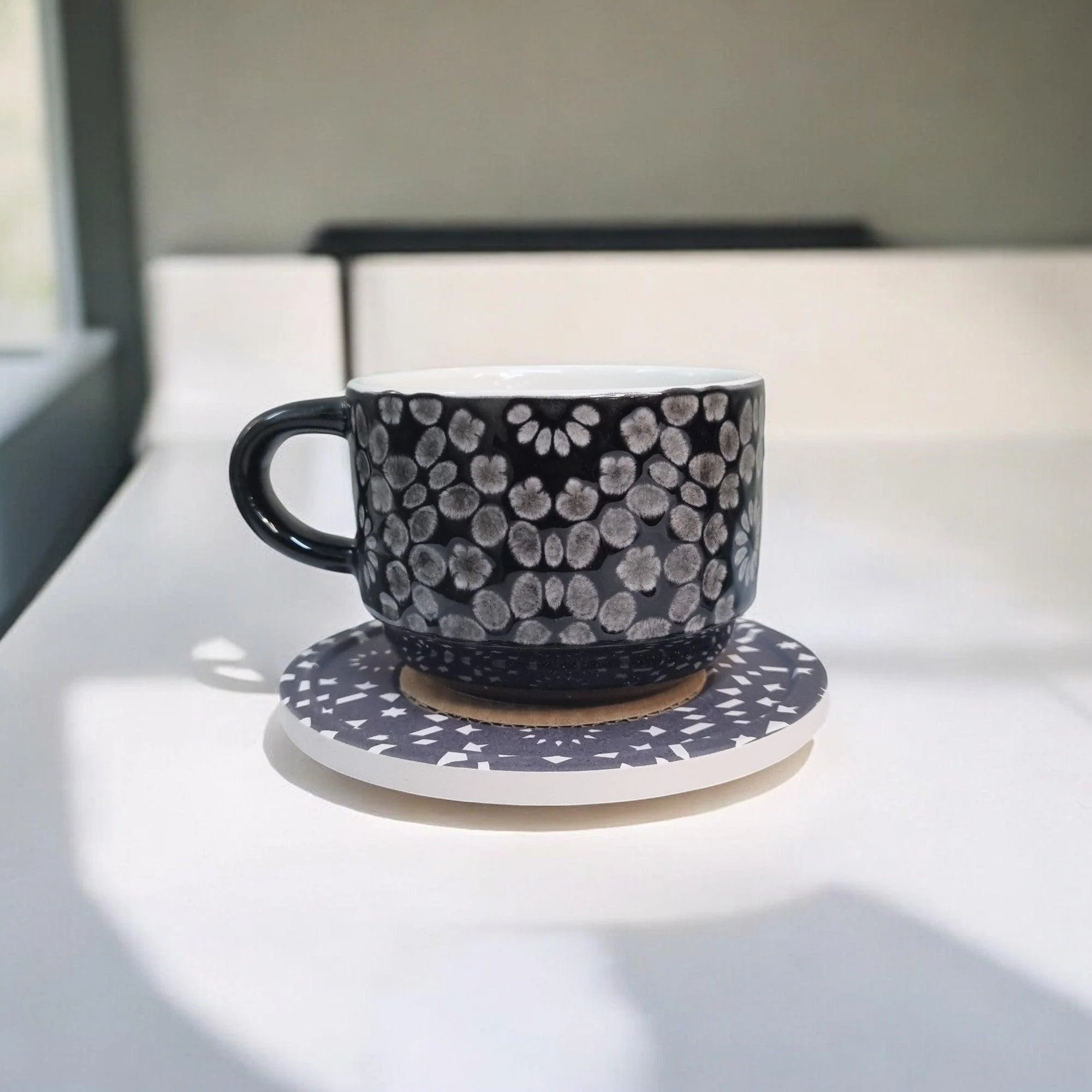 Modern Sleeve Series - Ceramic Mugs with Coasters - Image 6
