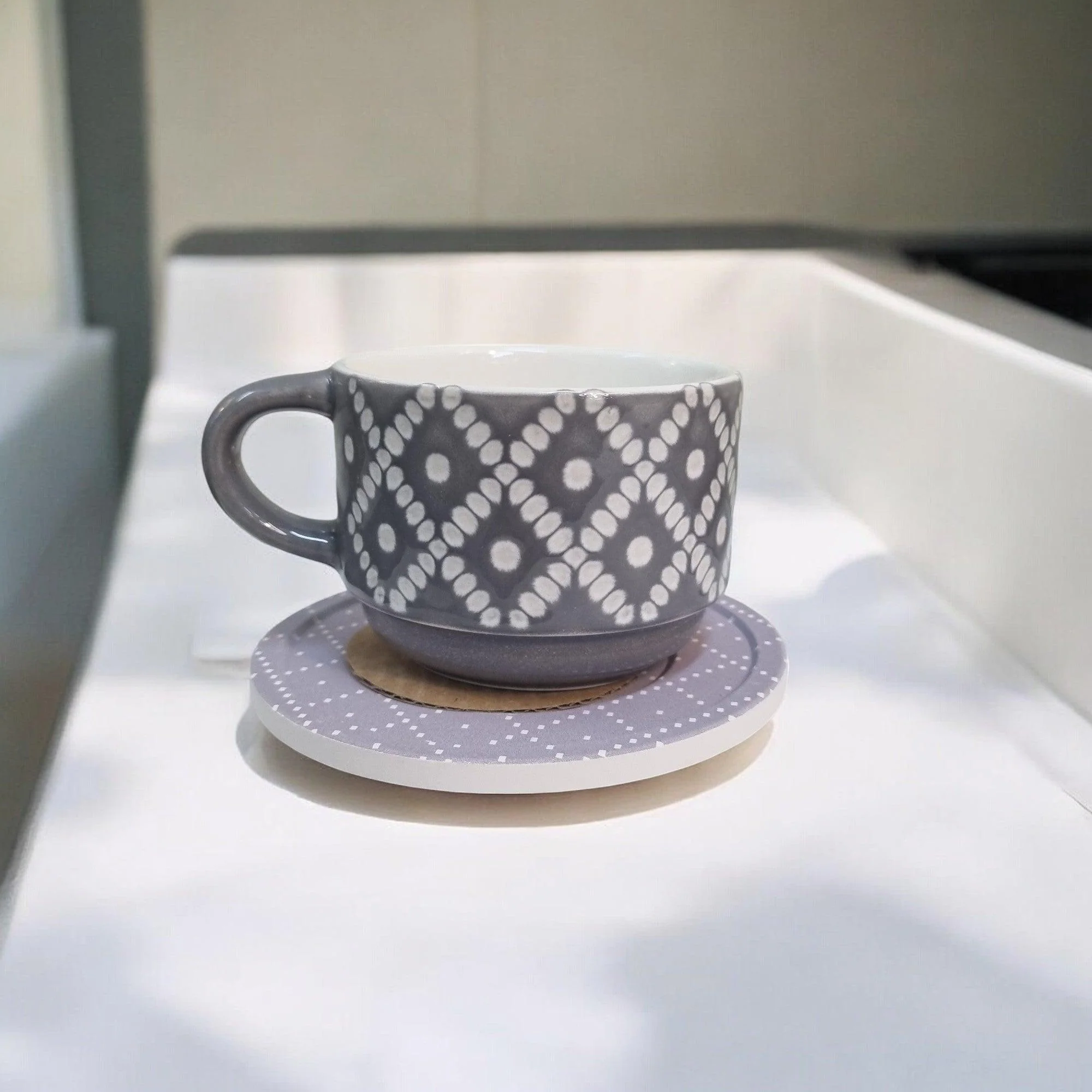 Modern Sleeve Series - Ceramic Mugs with Coasters - Image 8