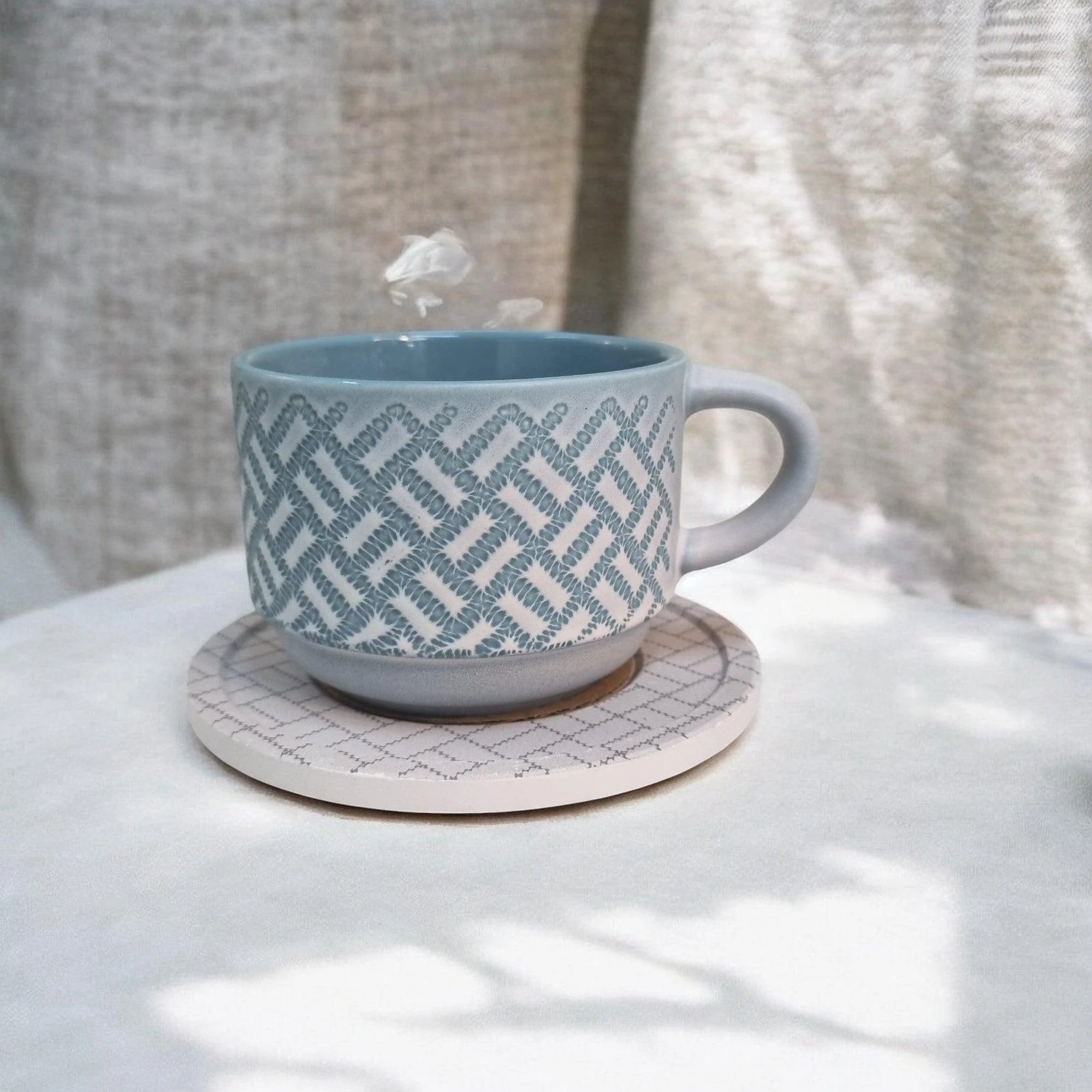 Pastel Series - Ceramic Mugs with Coasters - Image 3