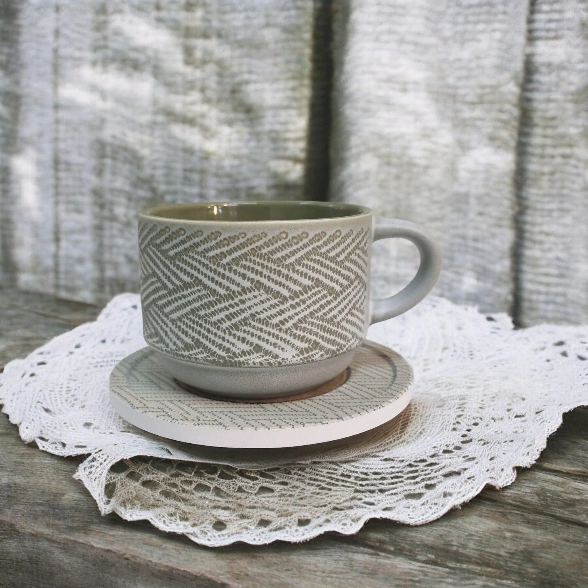 Pastel Series - Ceramic Mugs with Coasters - Image 5