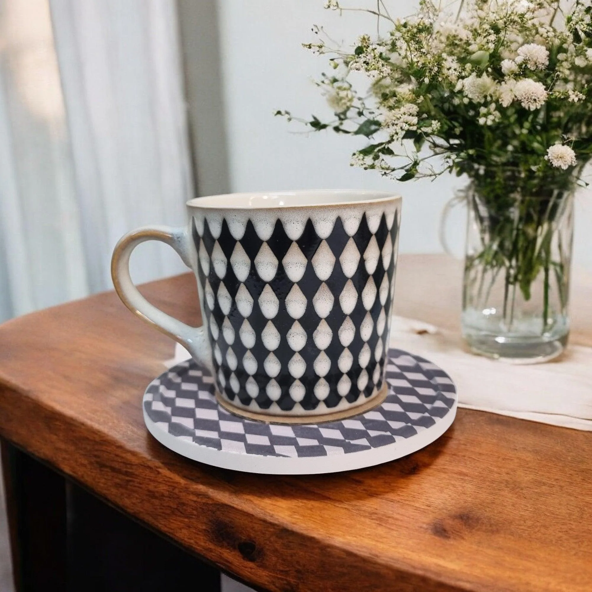 Umber Series - Ceramic Mugs with Coasters - Image 10