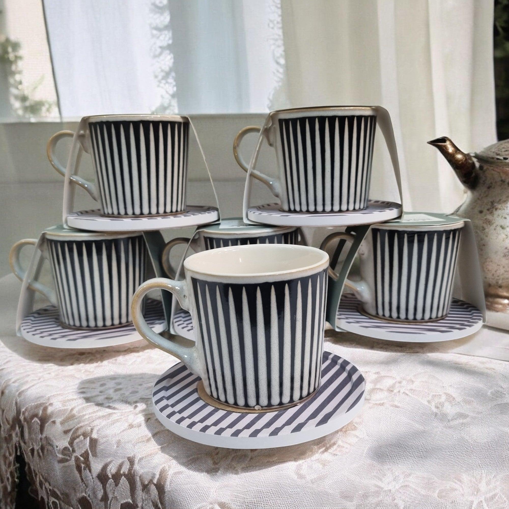 Umber Series - Ceramic Mugs with Coasters - Image 11