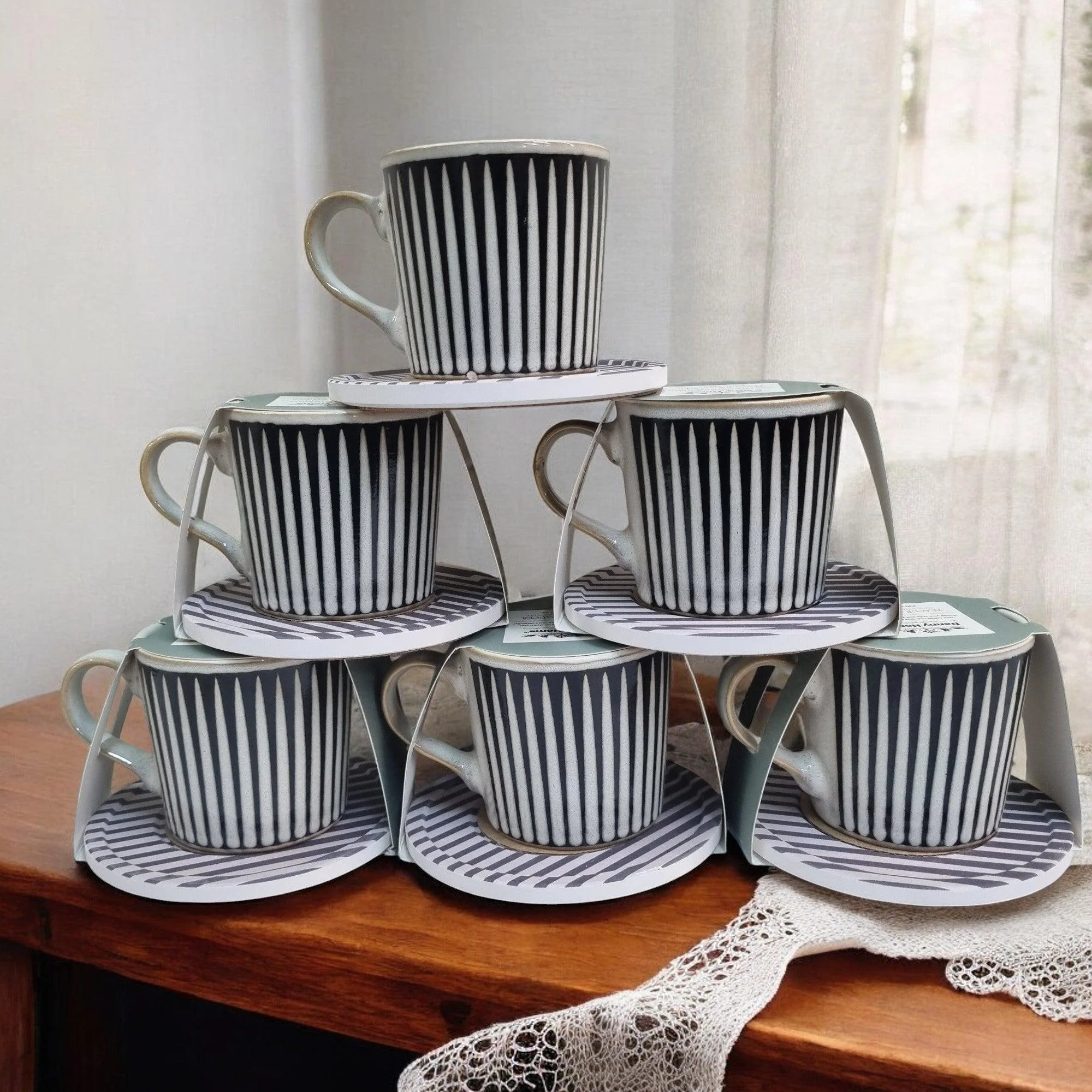 Umber Series - Ceramic Mugs with Coasters - Image 12
