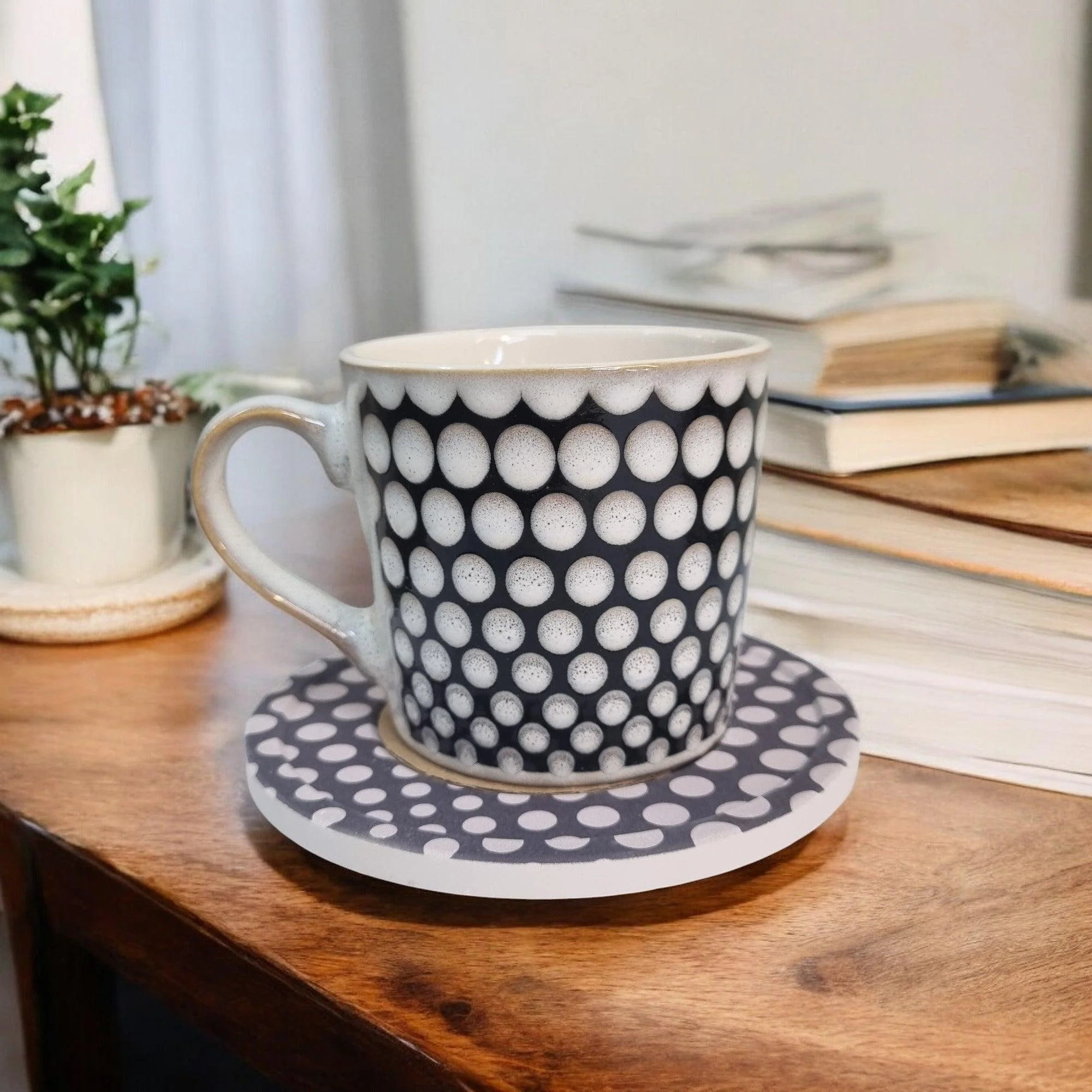 Umber Series - Ceramic Mugs with Coasters - Image 4