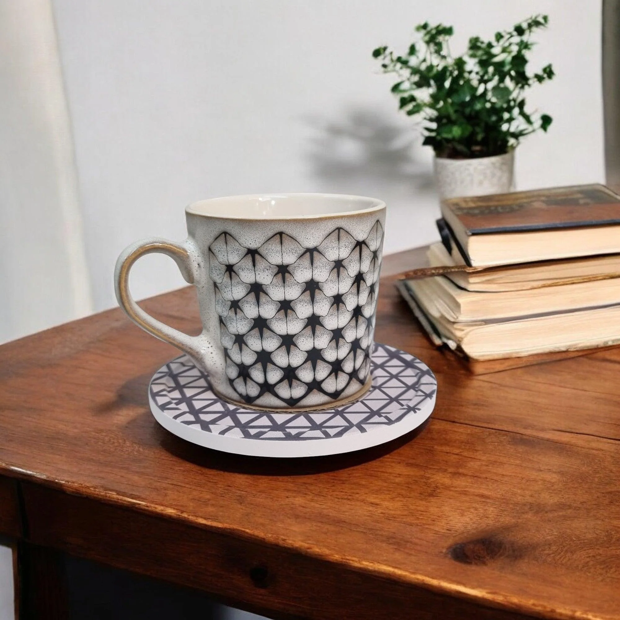 Umber Series - Ceramic Mugs with Coasters - Image 7