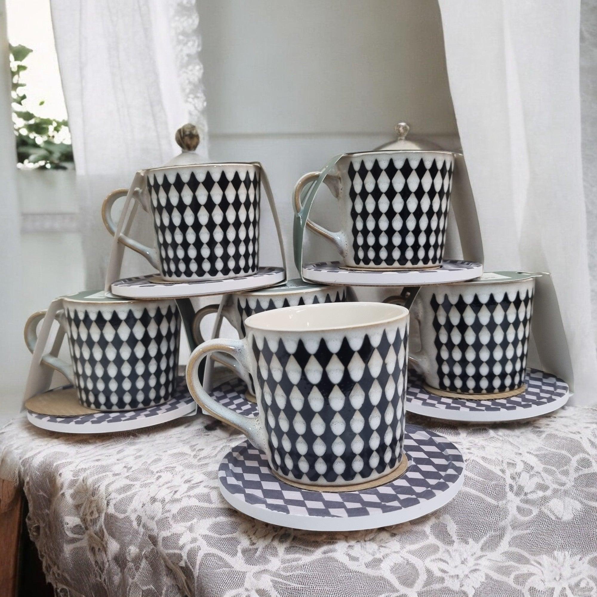 Umber Series - Ceramic Mugs with Coasters - Image 8