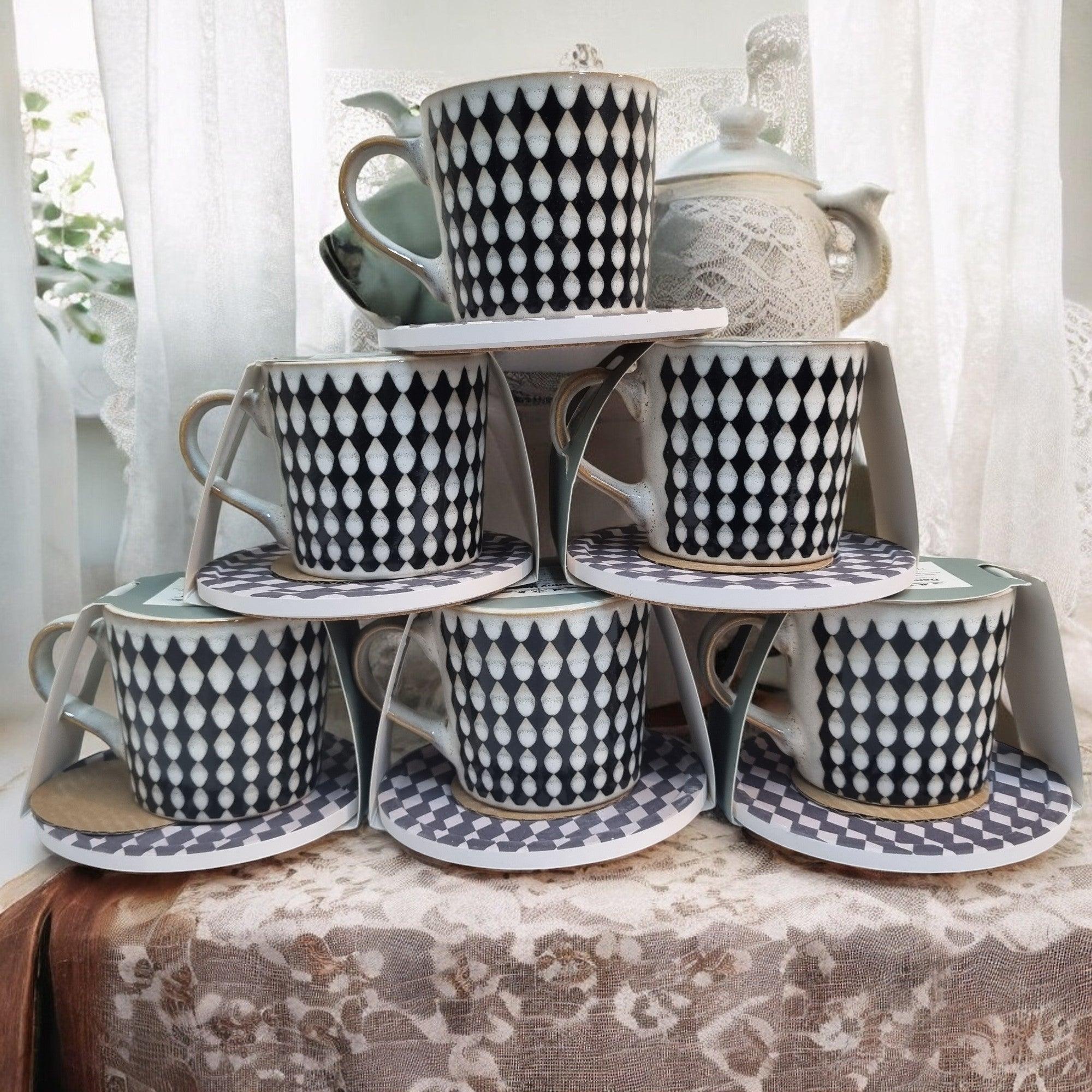 Umber Series - Ceramic Mugs with Coasters - Image 9