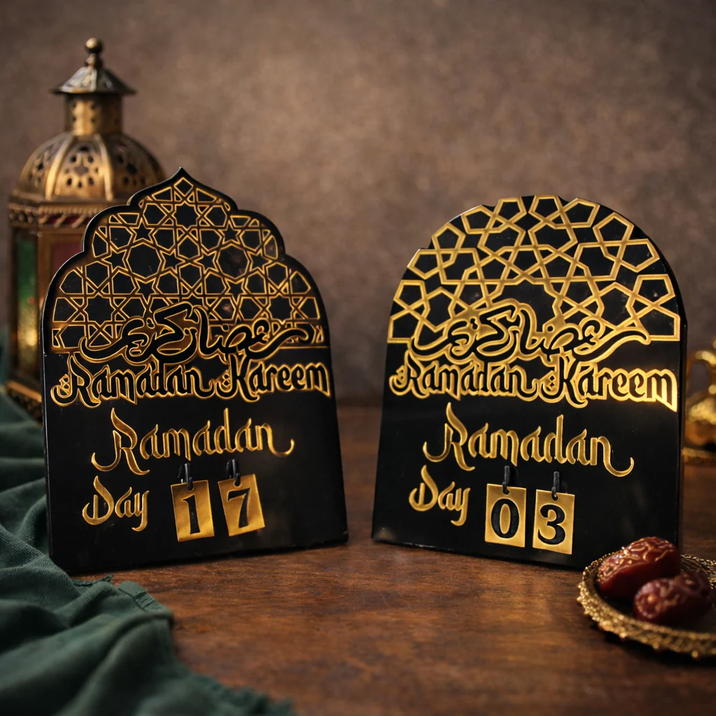 Ramadan Kareem Acrylic Countdown Stand - Image 2