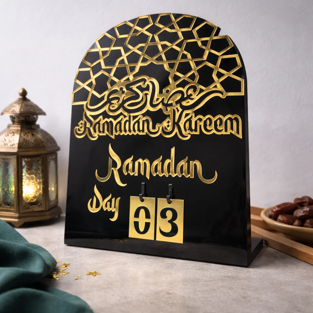 Ramadan Kareem Acrylic Countdown Stand - Image 4