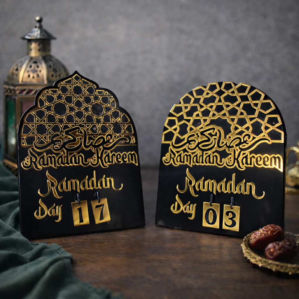 Ramadan Kareem Acrylic Countdown Stand - Image 5