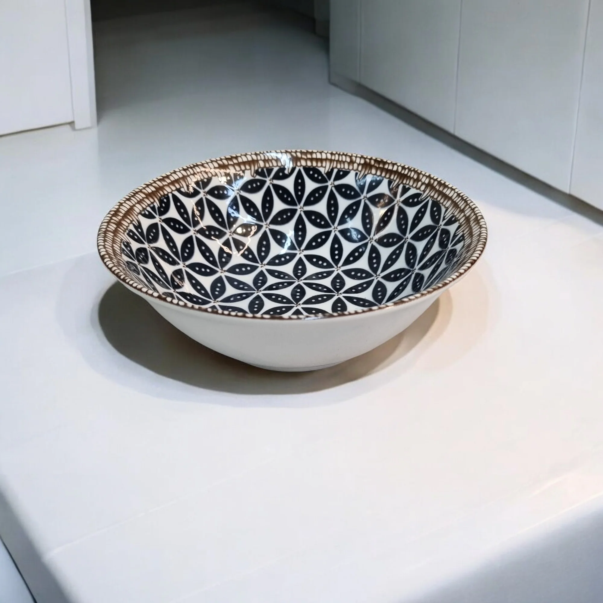 Starburst Ceramic Bowl (8 inch) - Image 3