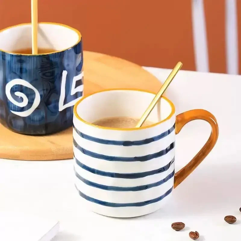 Artistic Blue Mug Series - Image 4