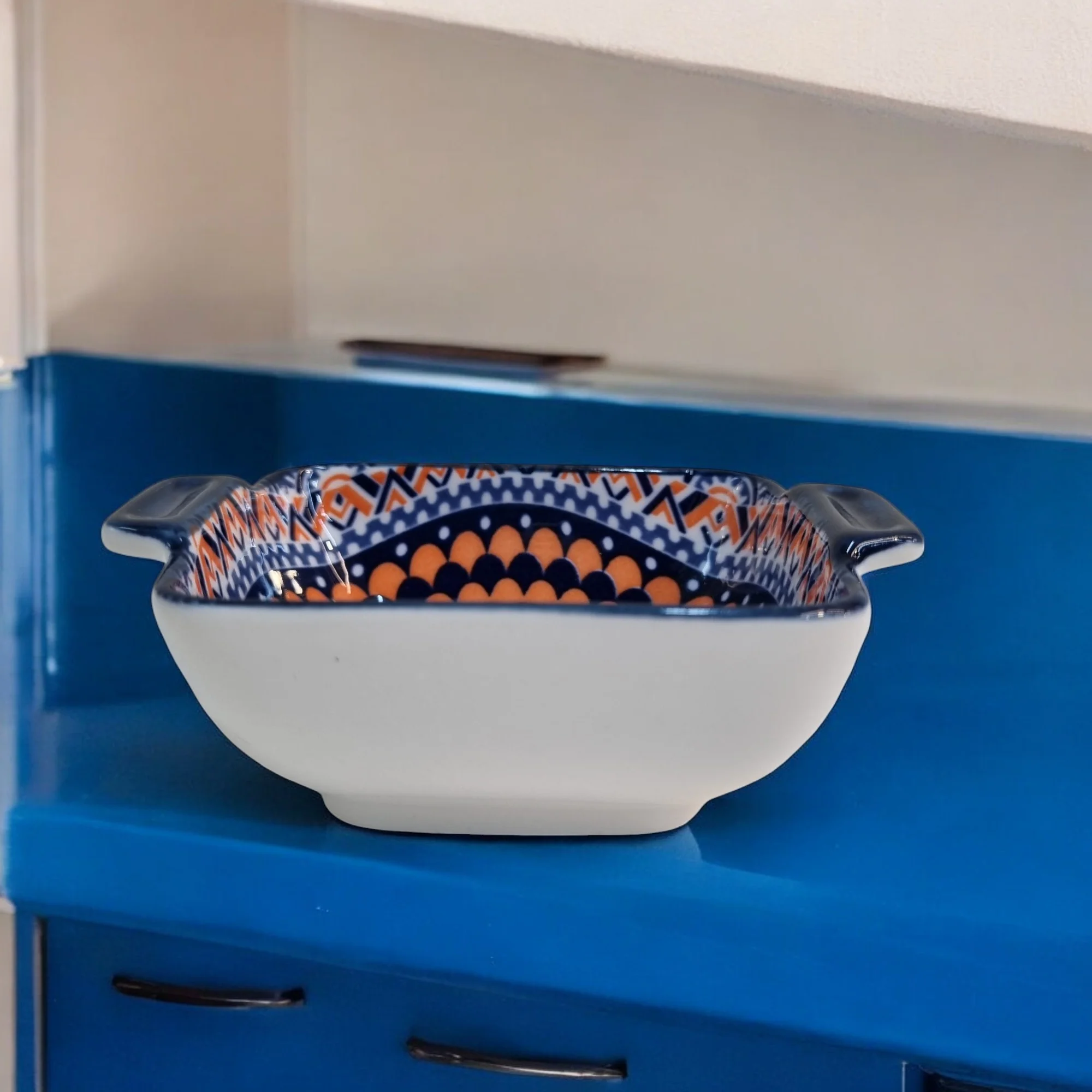 Majestic Mandala Ceramic Dip Bowl (4 inches) - Image 2