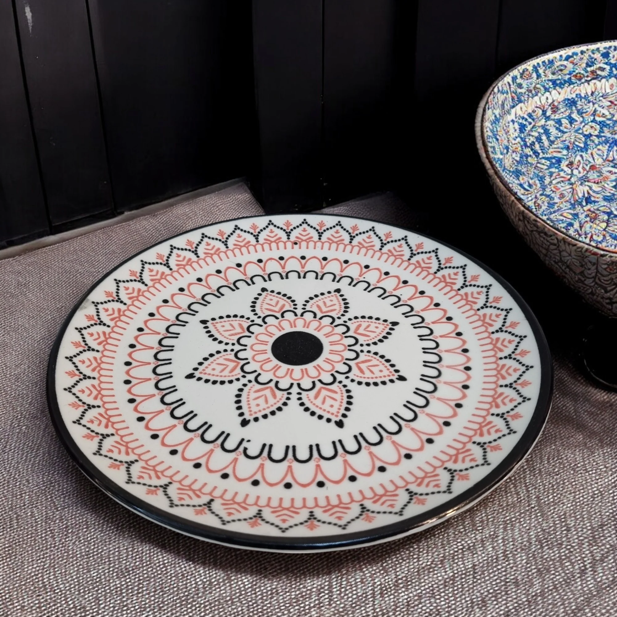 Global Motifs Ceramic Plate Collection (5 Inch) - Image 5
