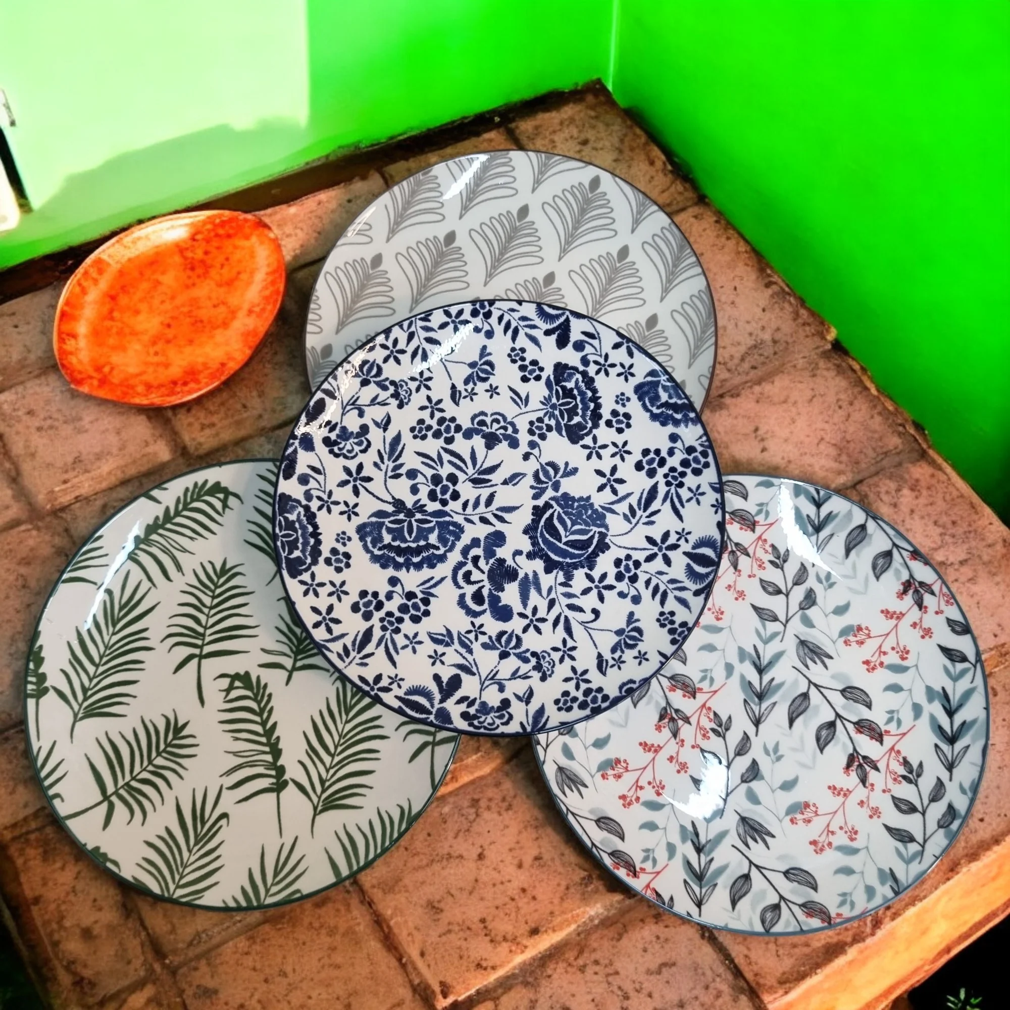 Botanical Charm Ceramic Plate Collection (5 Inch) - Image 3