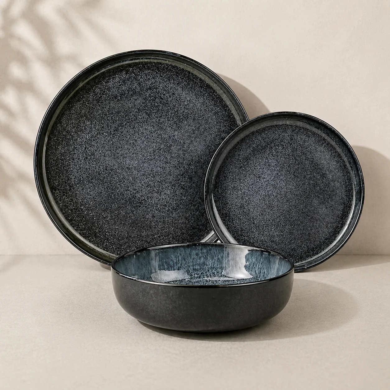 Midnight Speckled Ceramic Dinnerware Series - Image 3