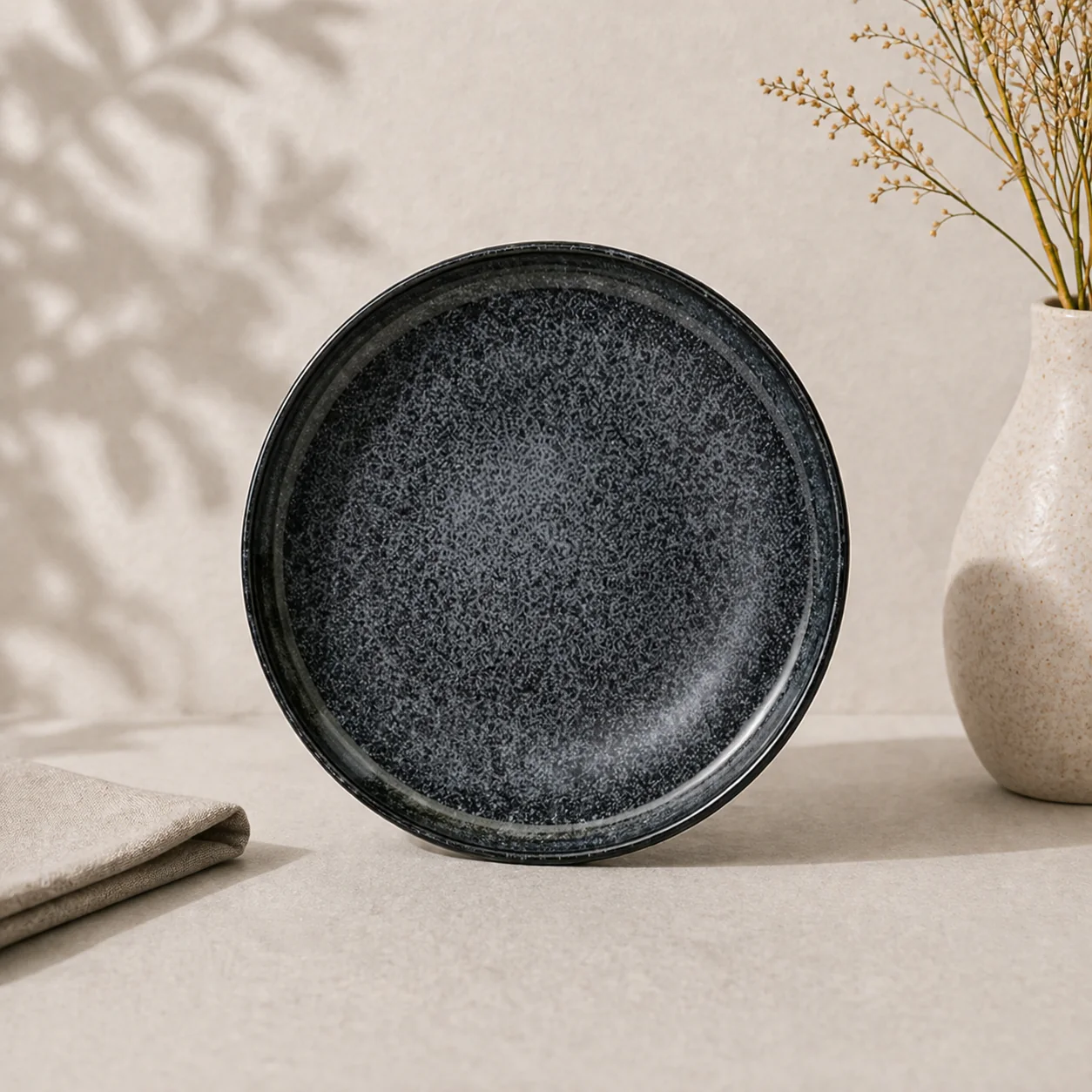 Midnight Speckled Ceramic Dinnerware Series - Image 4