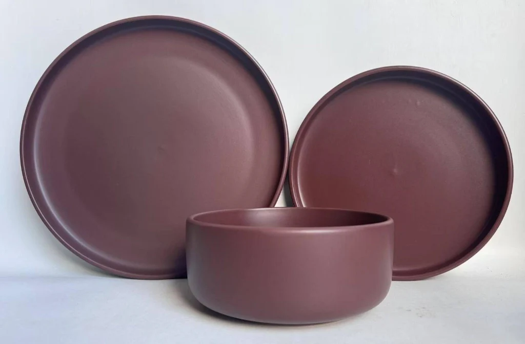 Dusty Rose Ceramic Dinnerware Series - Image 4