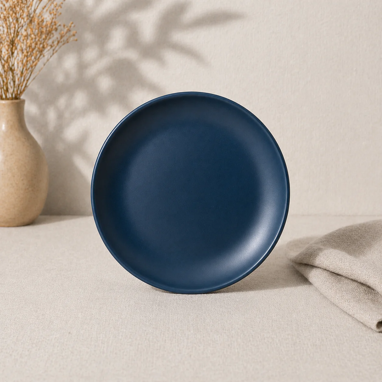 Midnight Blue Matte Ceramic Dinnerware Series - Image 6