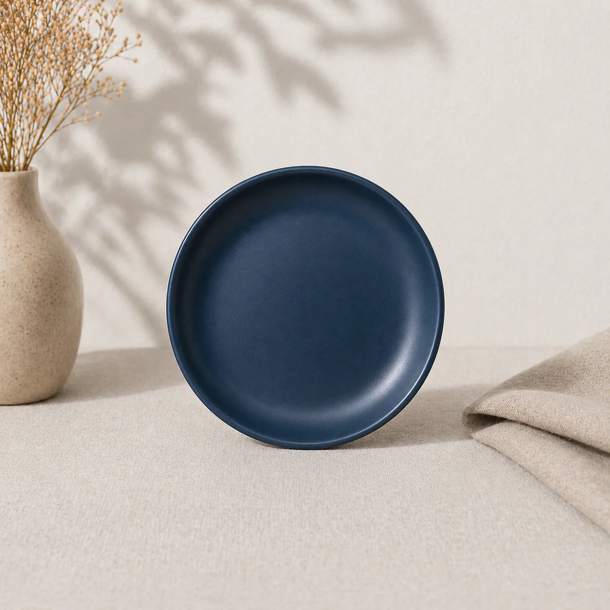 Midnight Blue Matte Ceramic Dinnerware Series - Image 7
