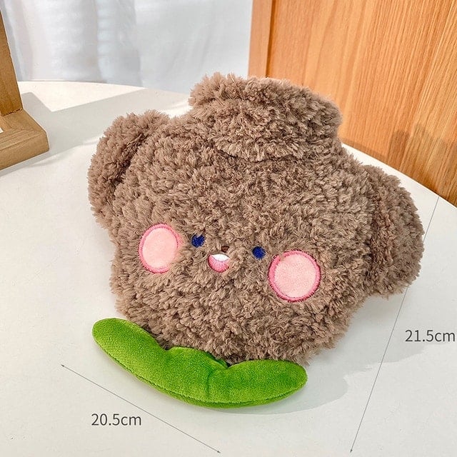 Plush Animal-Themed Kids Hot Water Bag (350ml) - Image 4