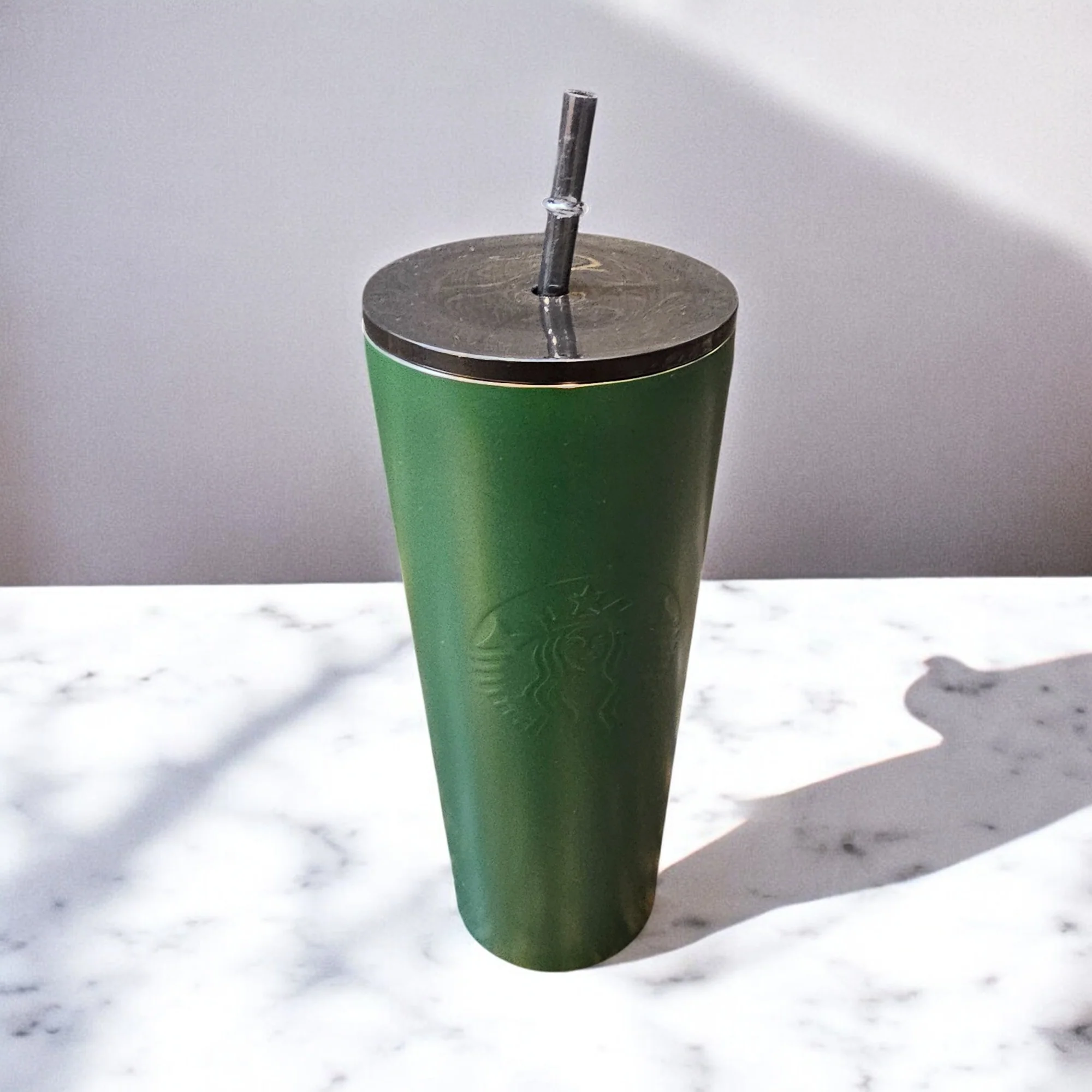 Matte Green Stainless Steel Tumbler - Image 2